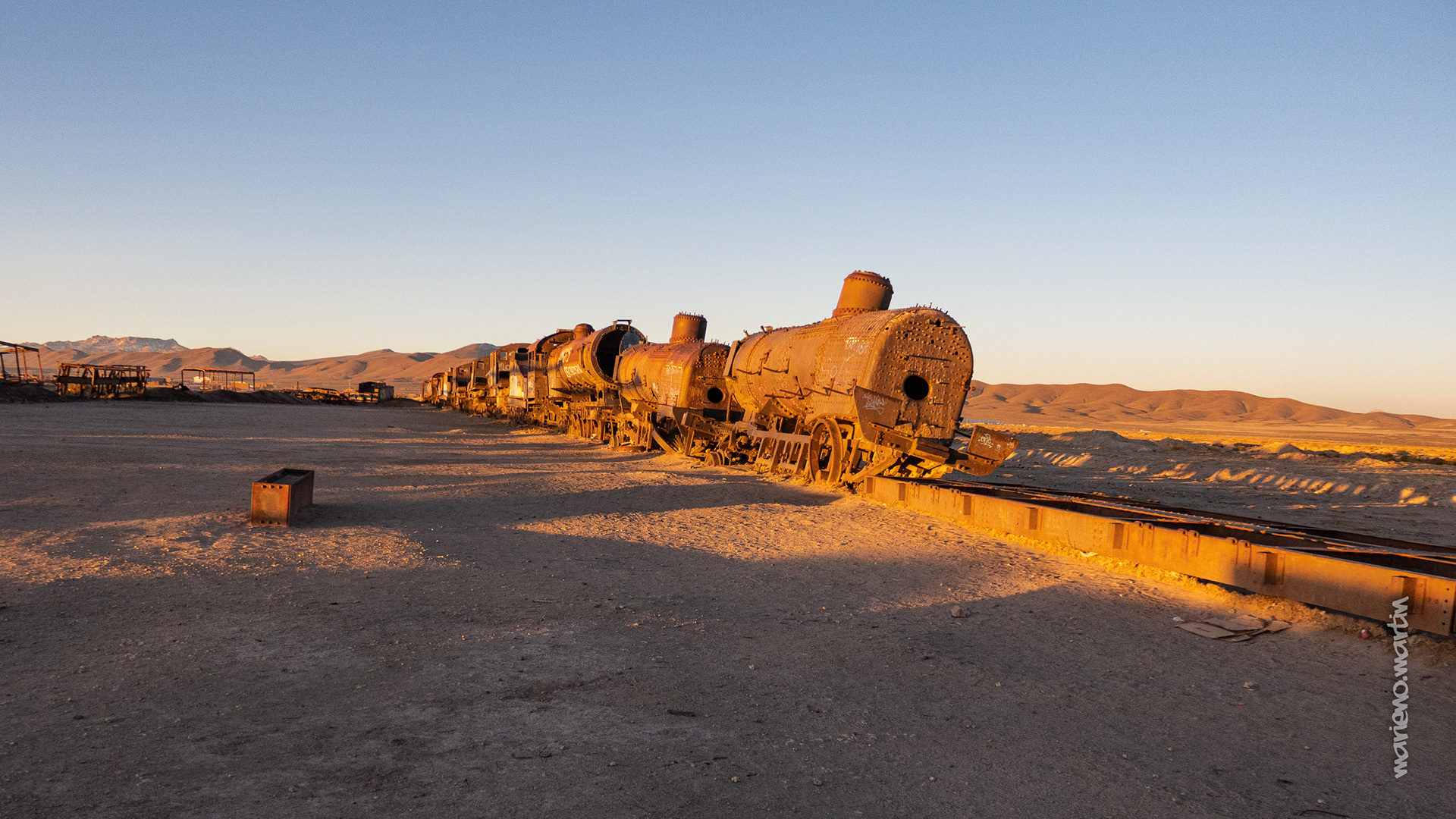 Le cimetière des trains - Uyuni