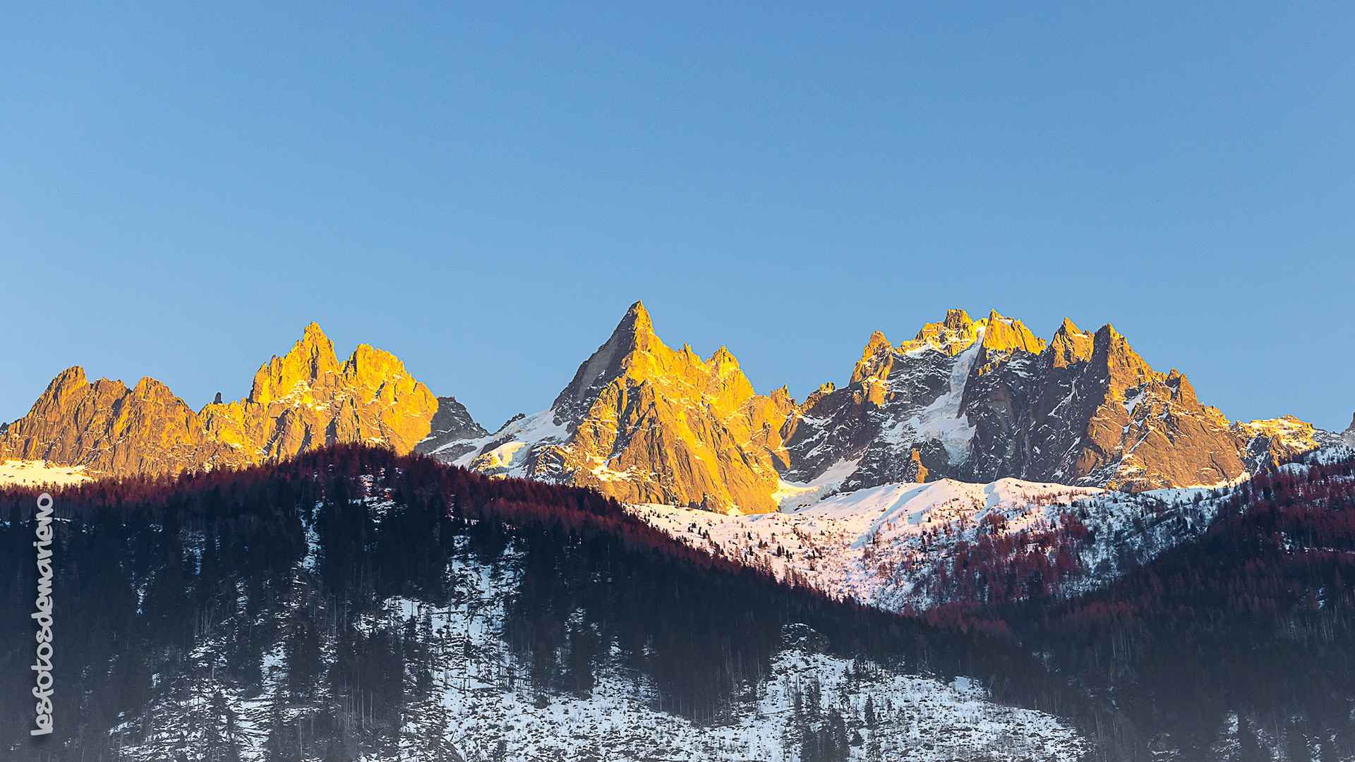 Dans le massif du Mont Blanc