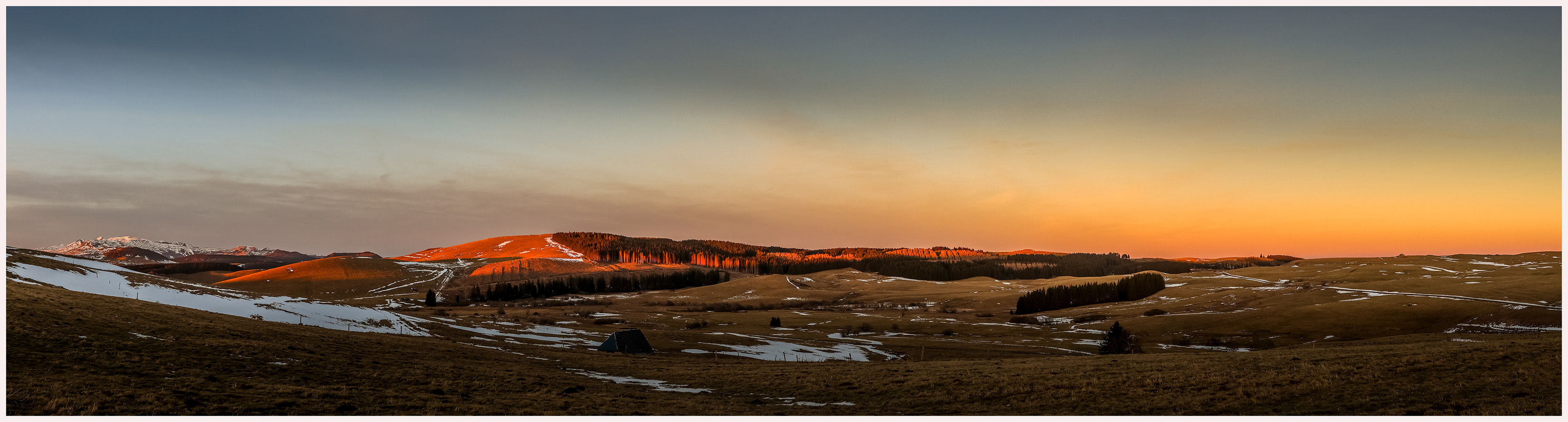 Sundown sur le cézalier