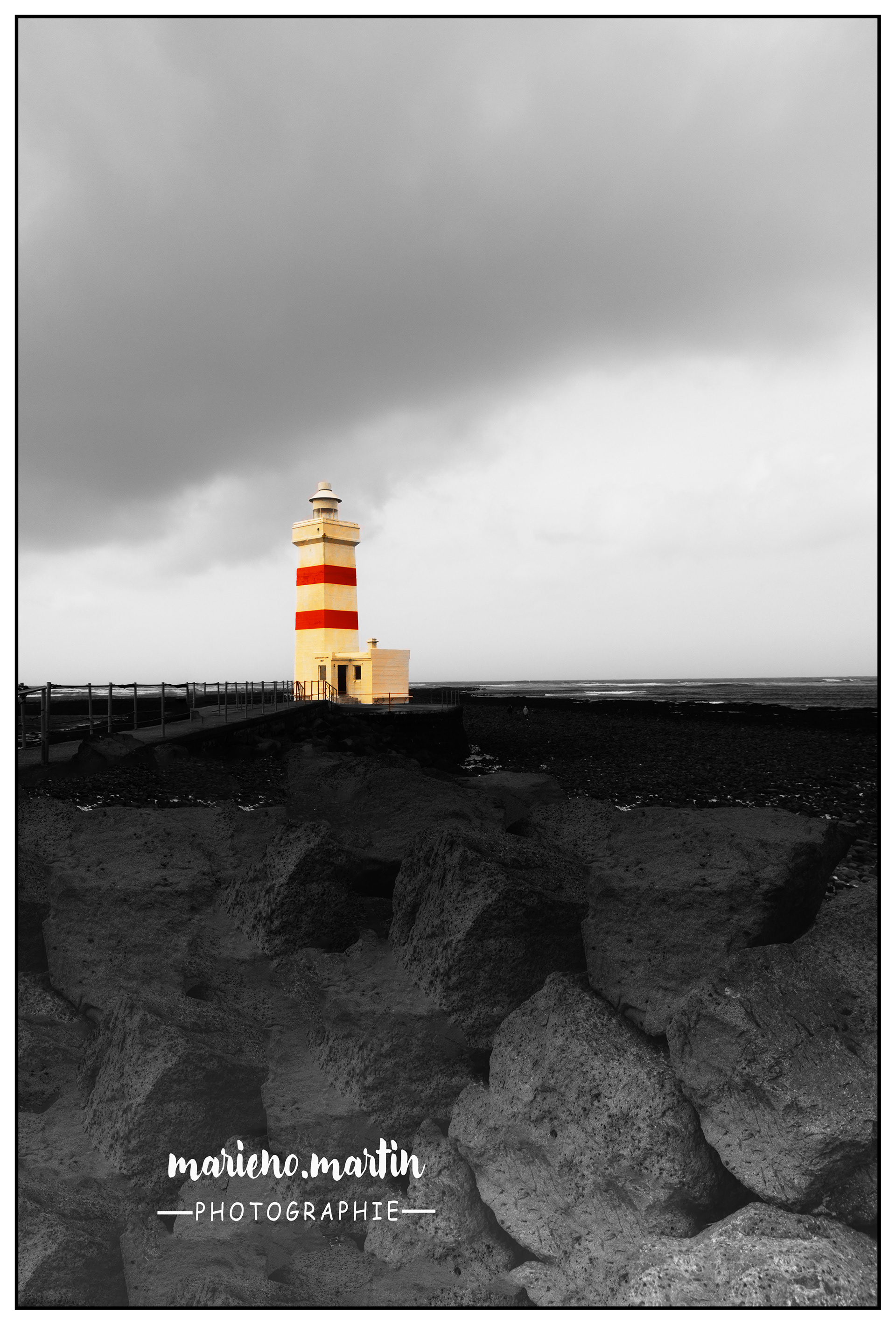 Le phare de Gardur- Presqu'ile de Reykjanes