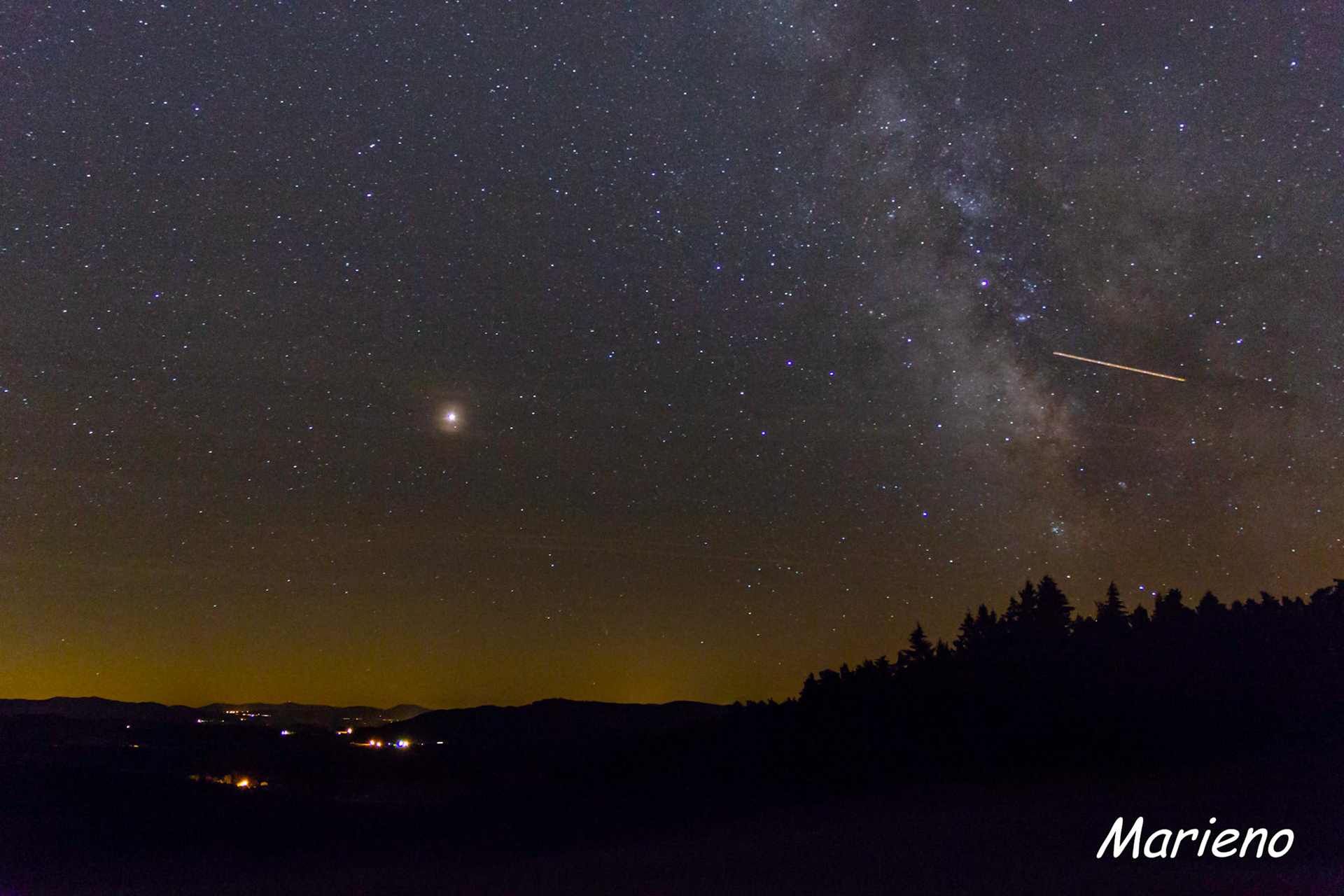 Voie lactée sur le brivadois