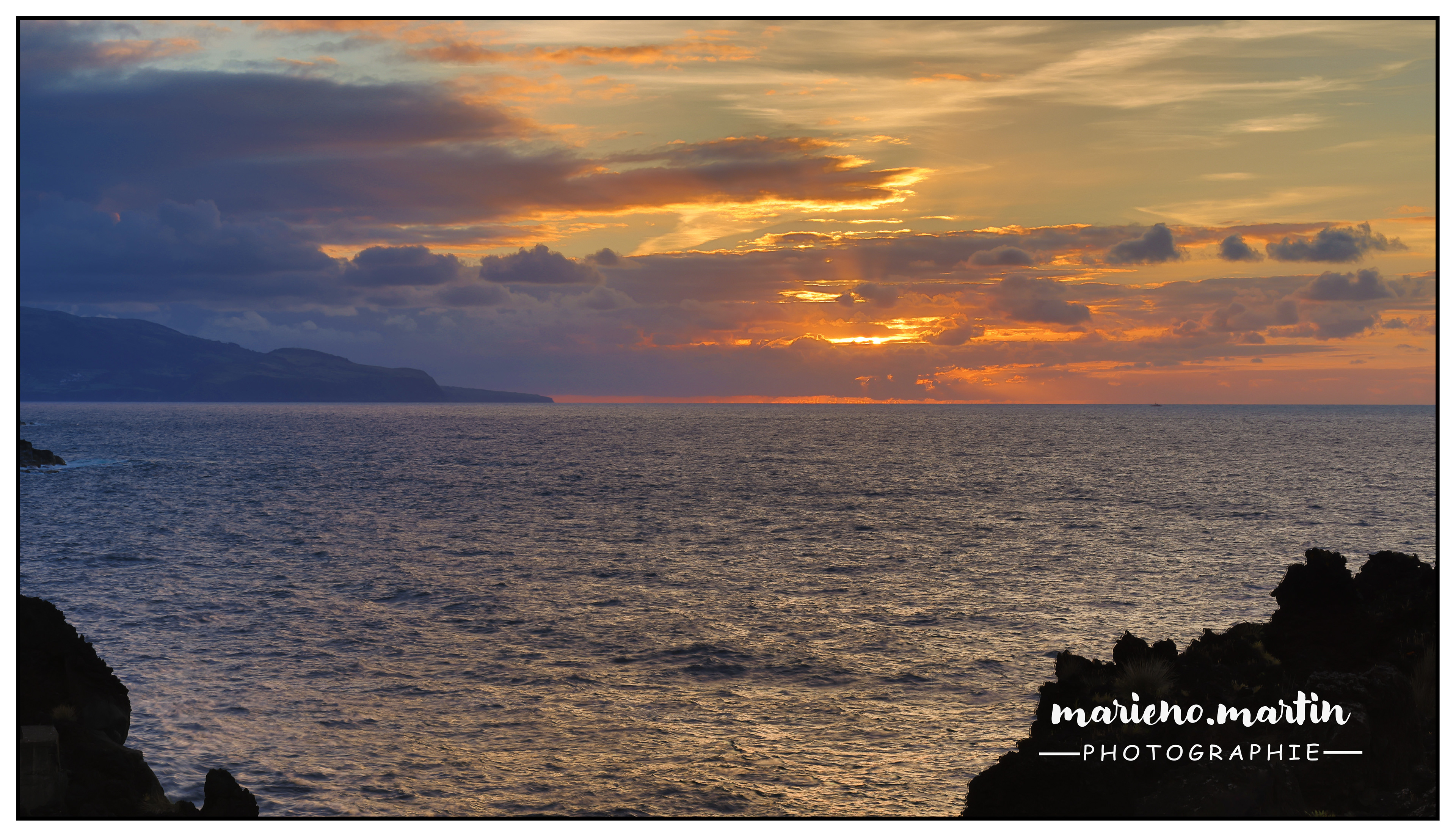coucher de soleil sur cachorro