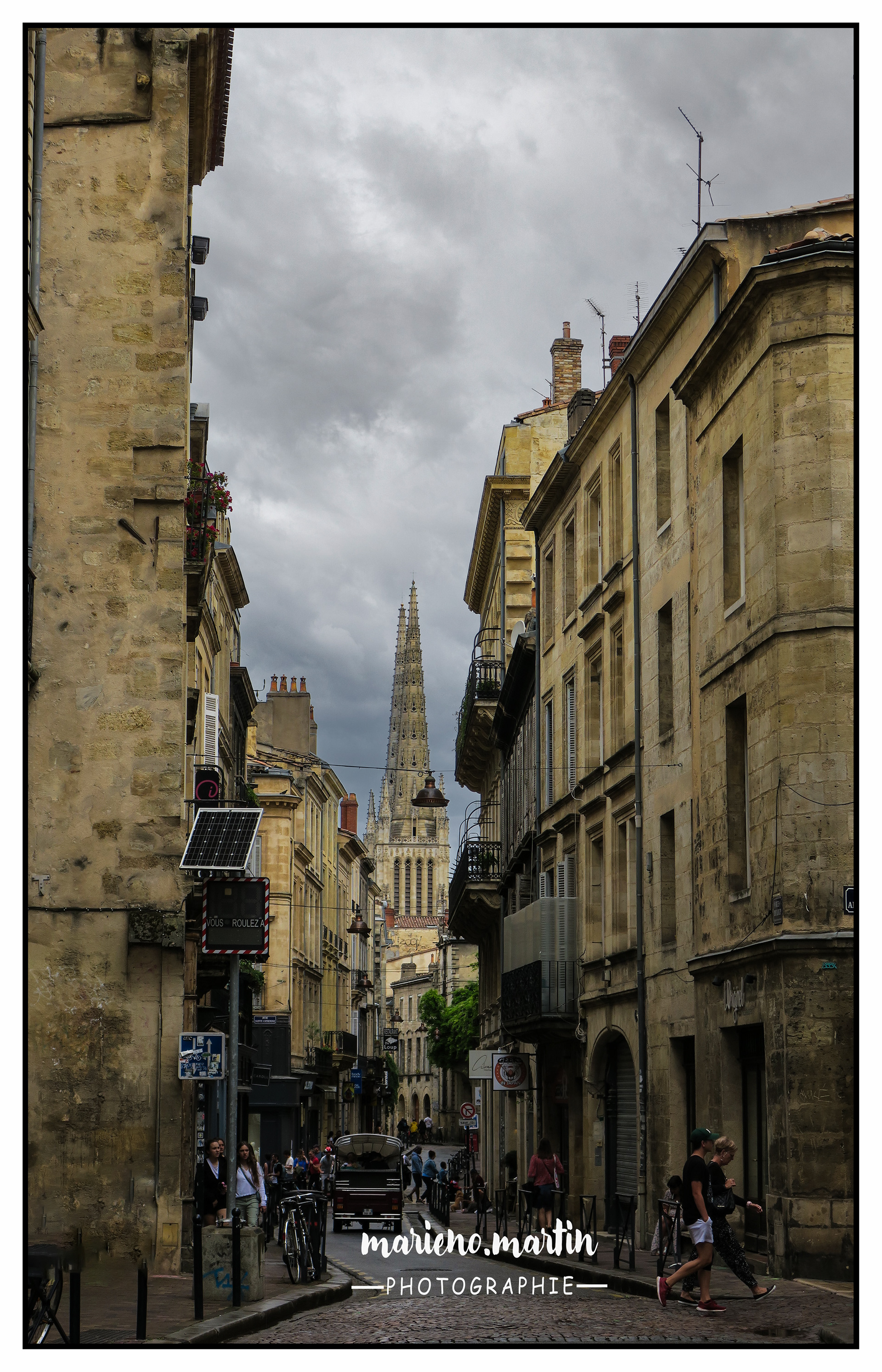 Quand on arrive en ville !