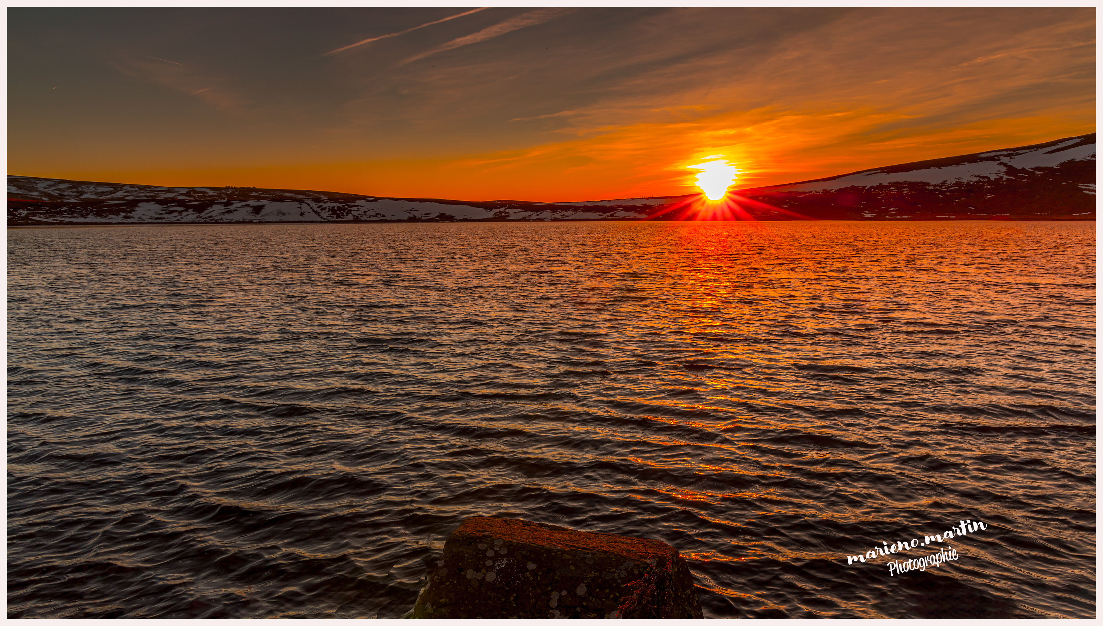 Ciel de feu sur la godivelle