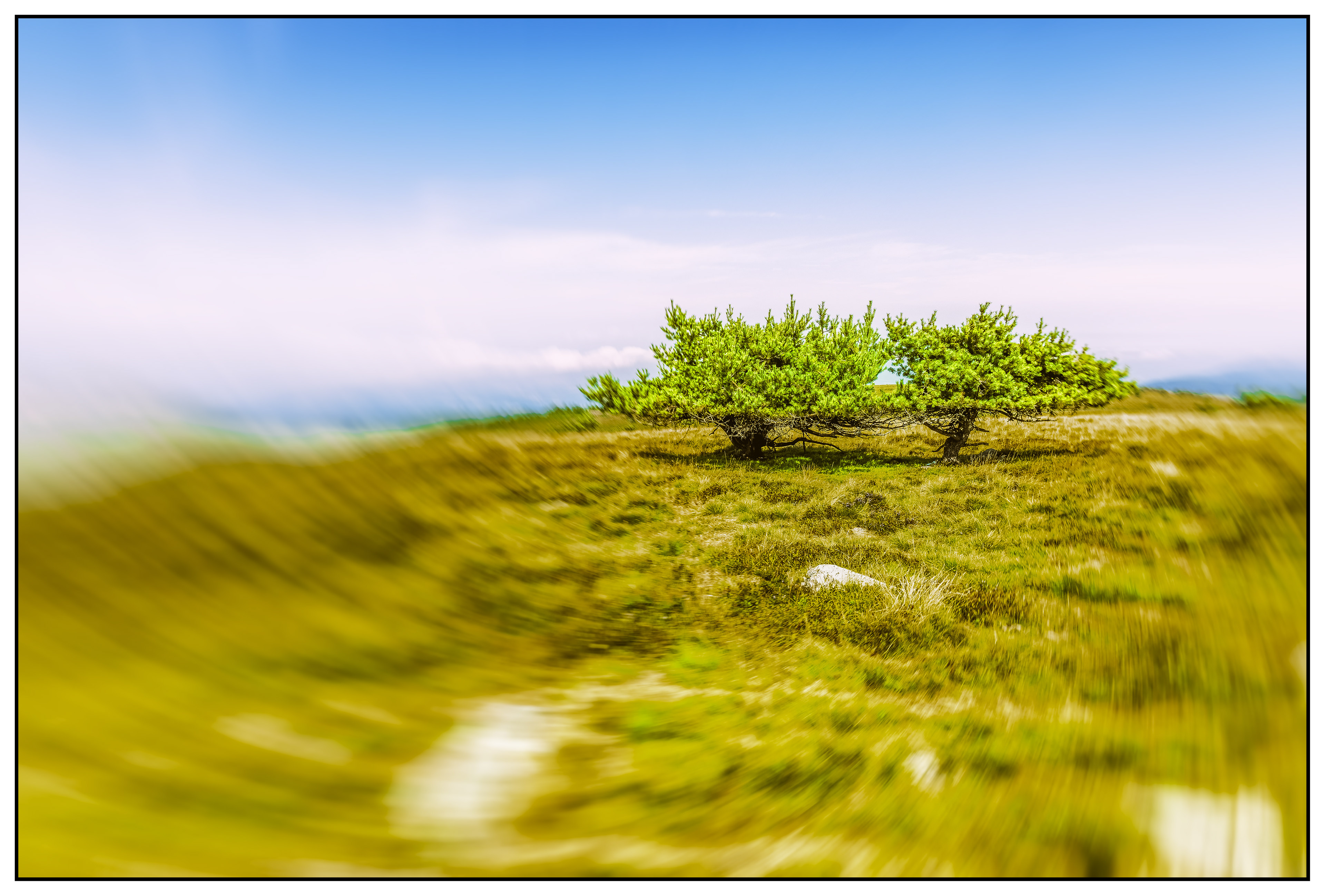 Col du béal - Flou directionnel