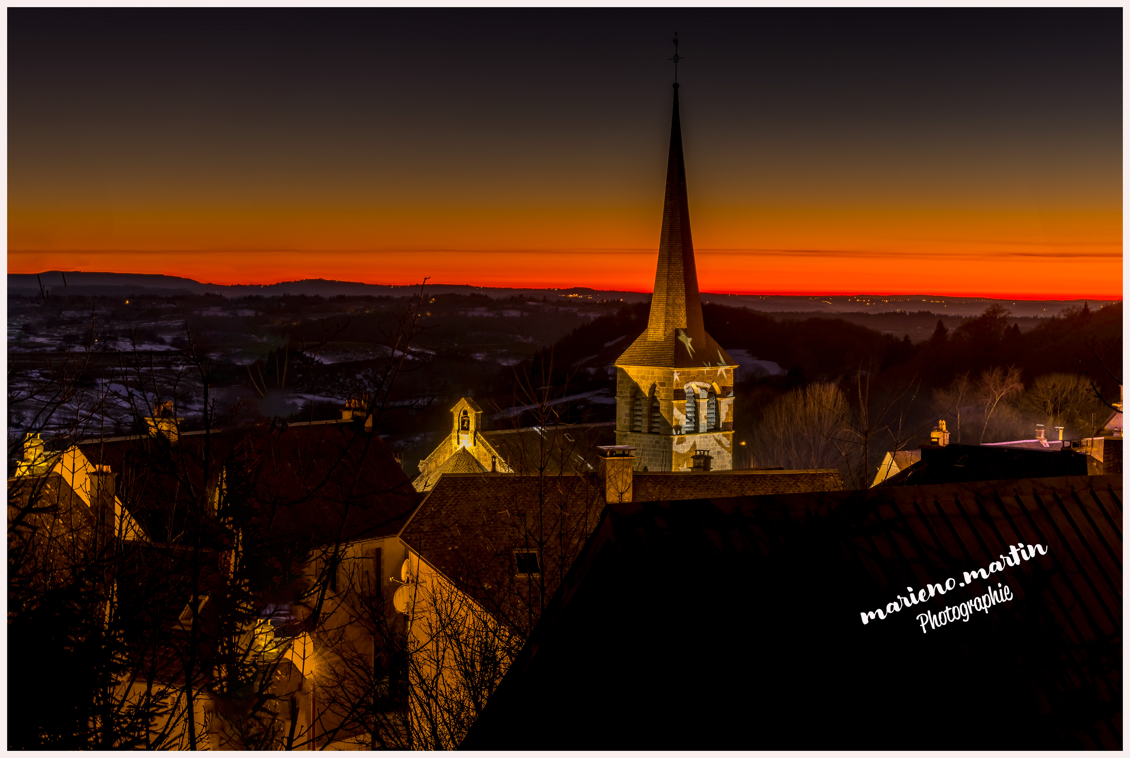 Lumières d'hiver sur Picherande