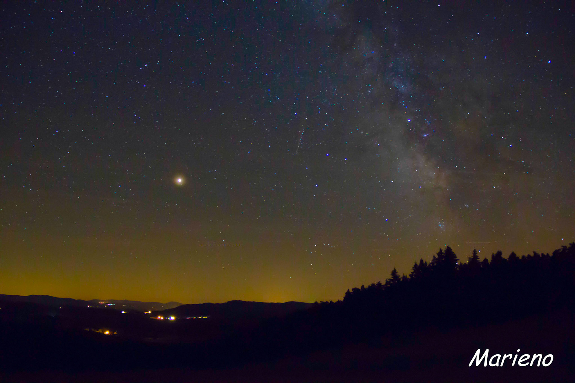Voie lactée sur le brivadois