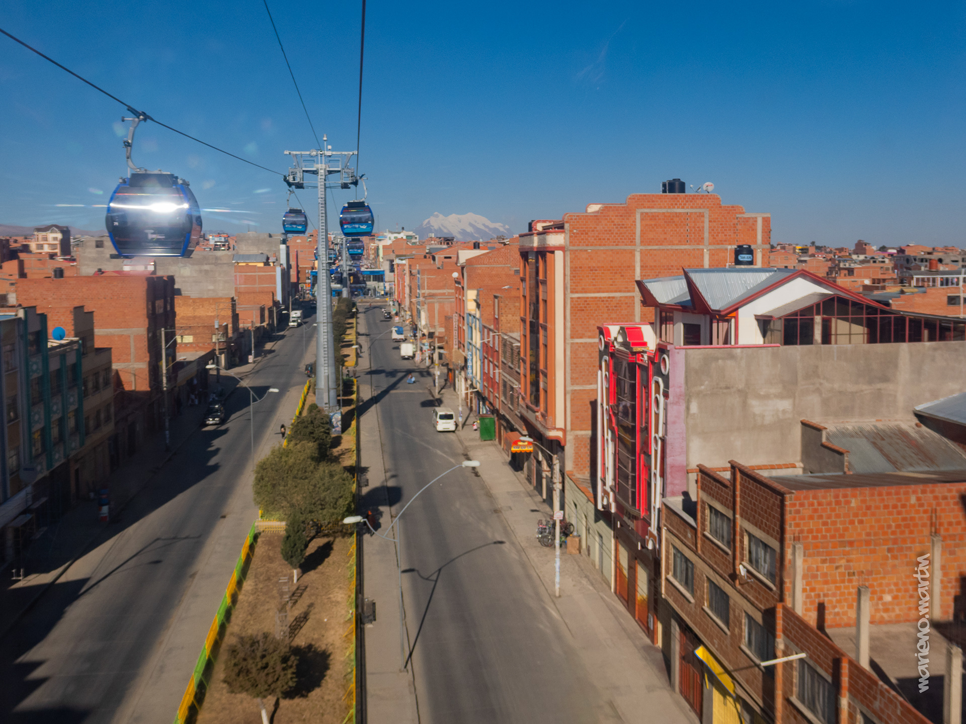 Le métro aérien de la Paz