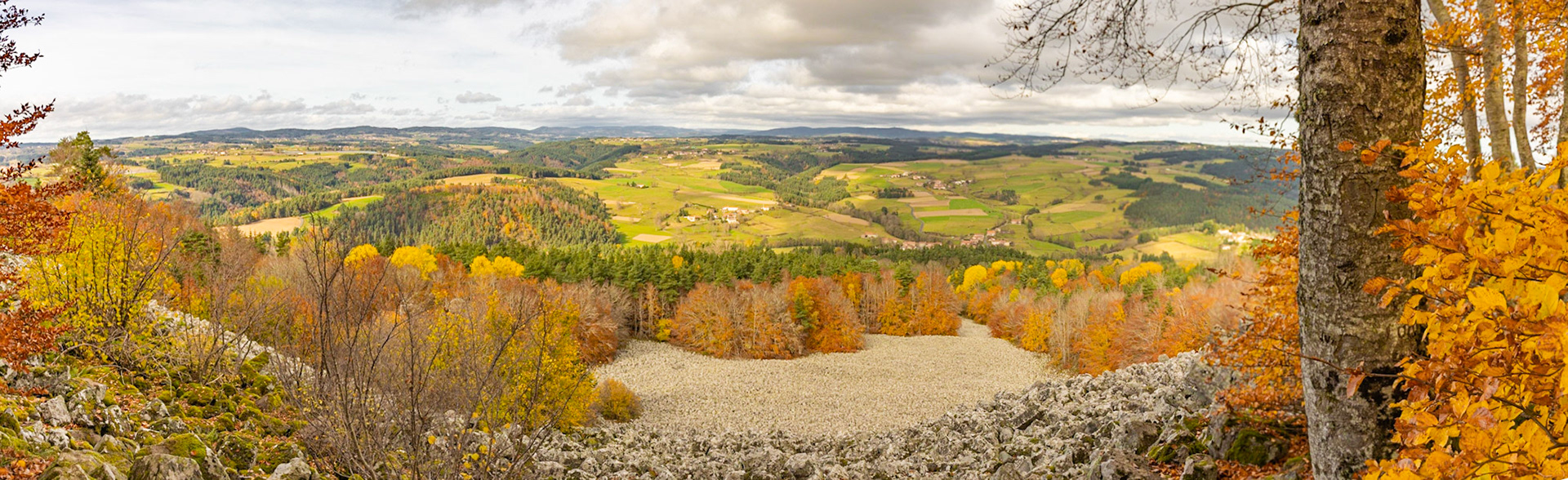 La coulée de lave de Boudianne