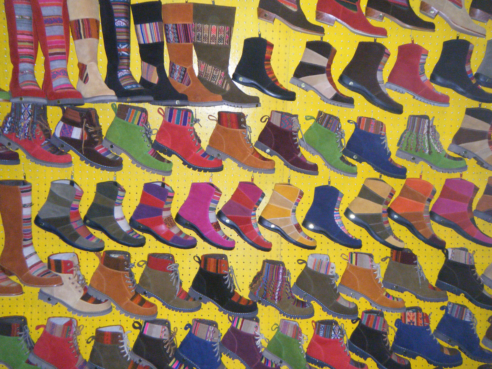 Le marchand de chaussures - Pérou 2016