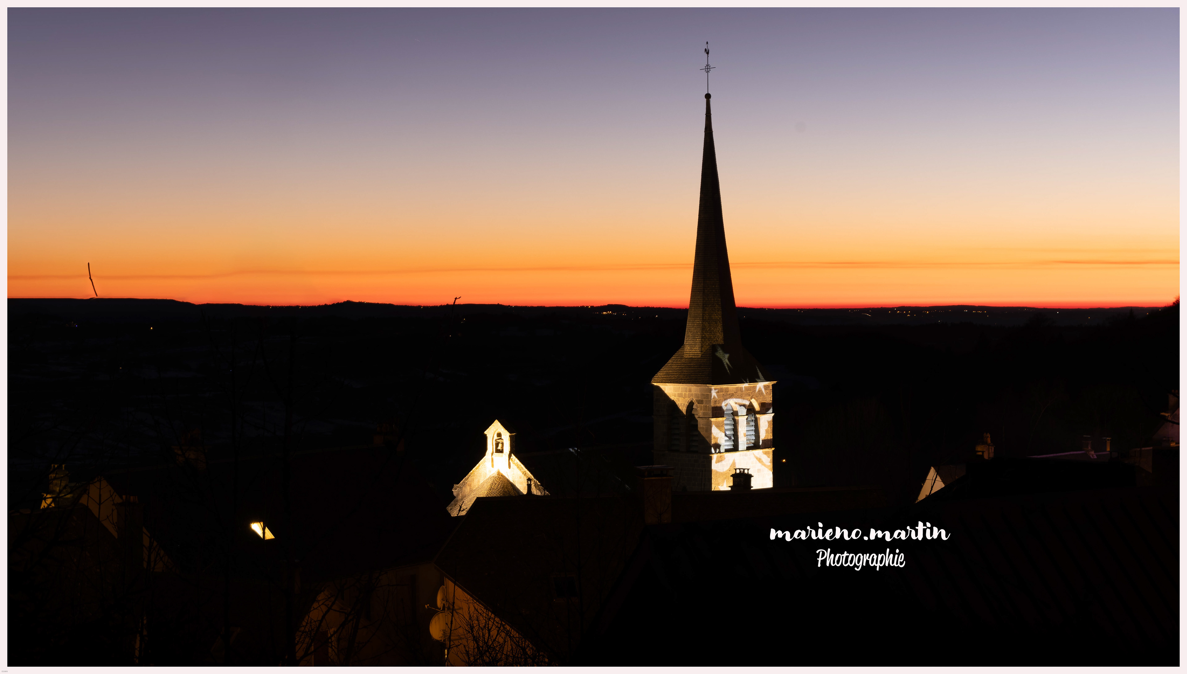 Lumières d'hiver sur Picherande