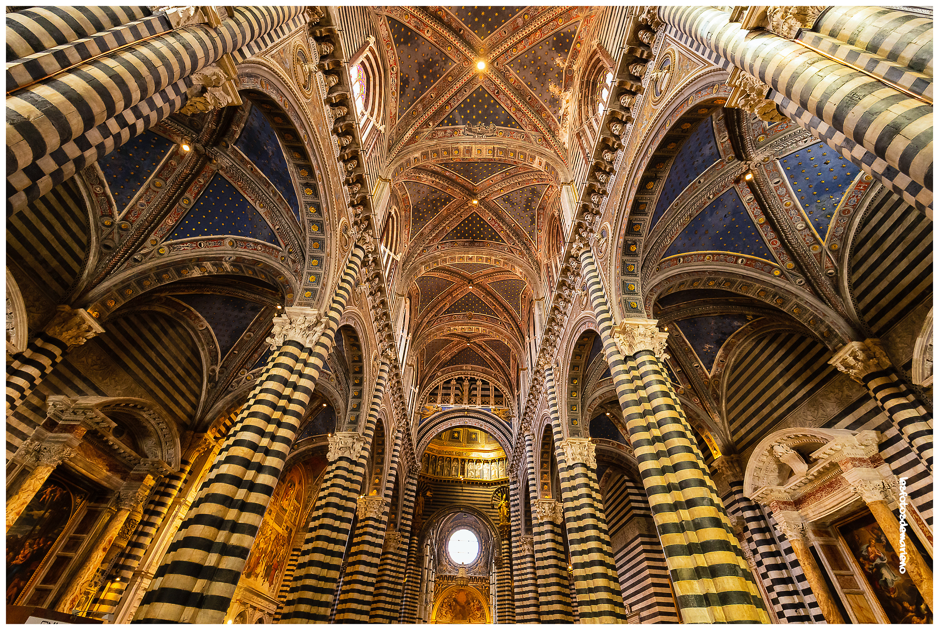 la cathédrale de sienne grand angle - Italie