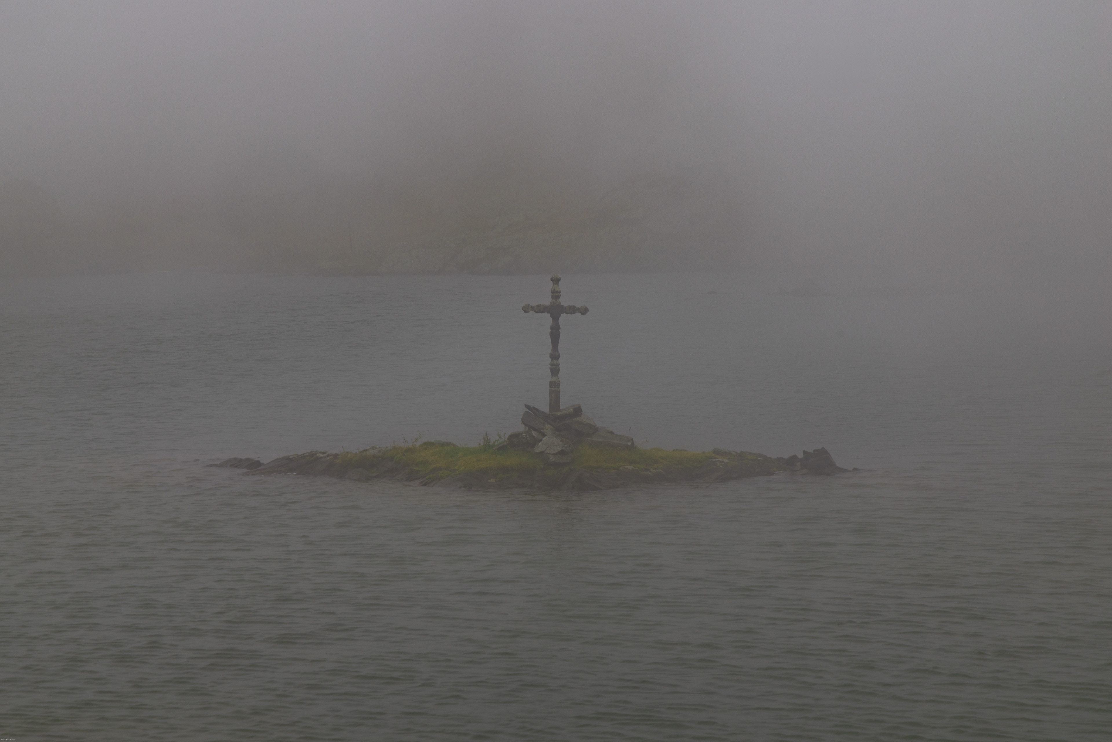 Au col du grand St Bernard