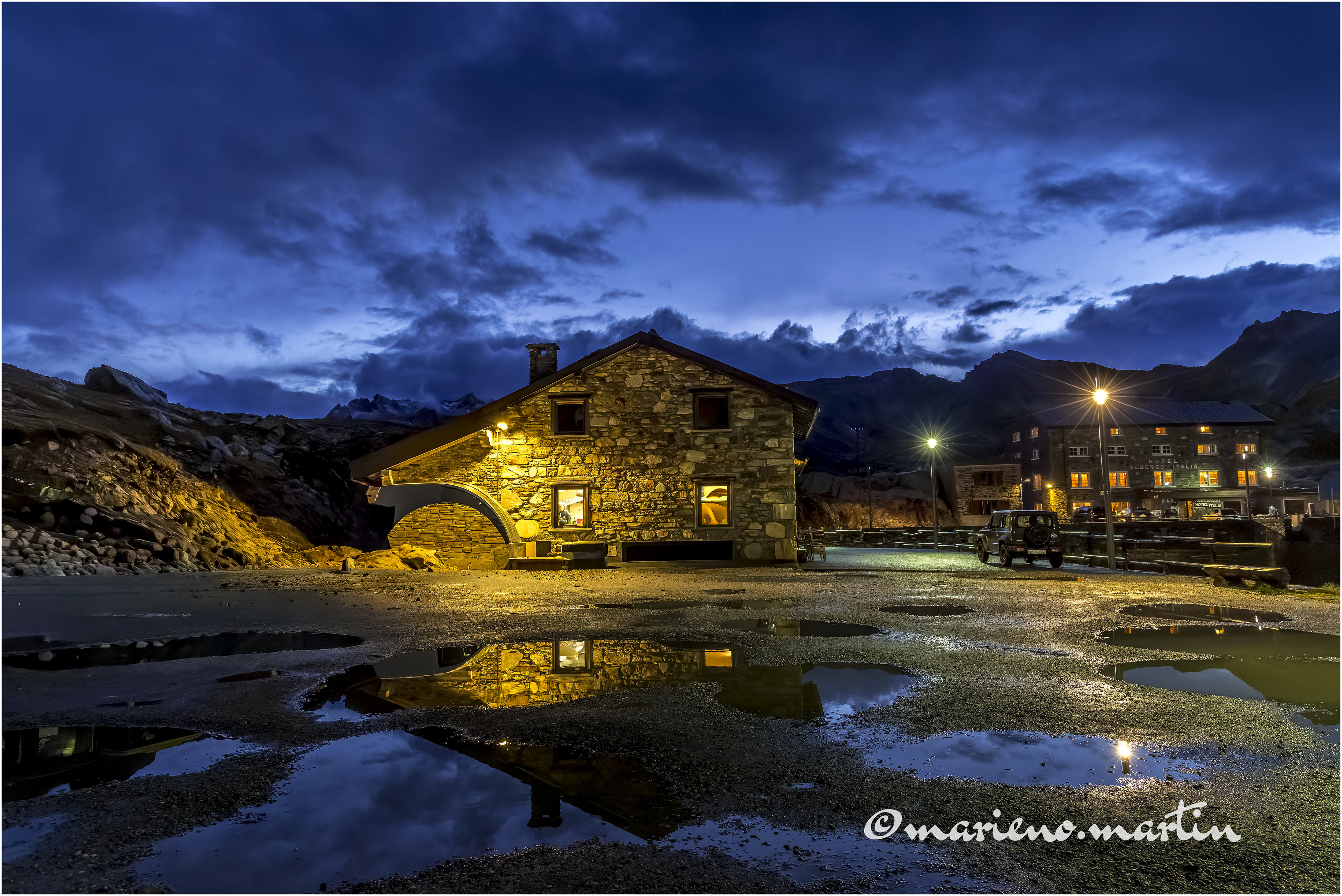 Au col du grand St Bernard