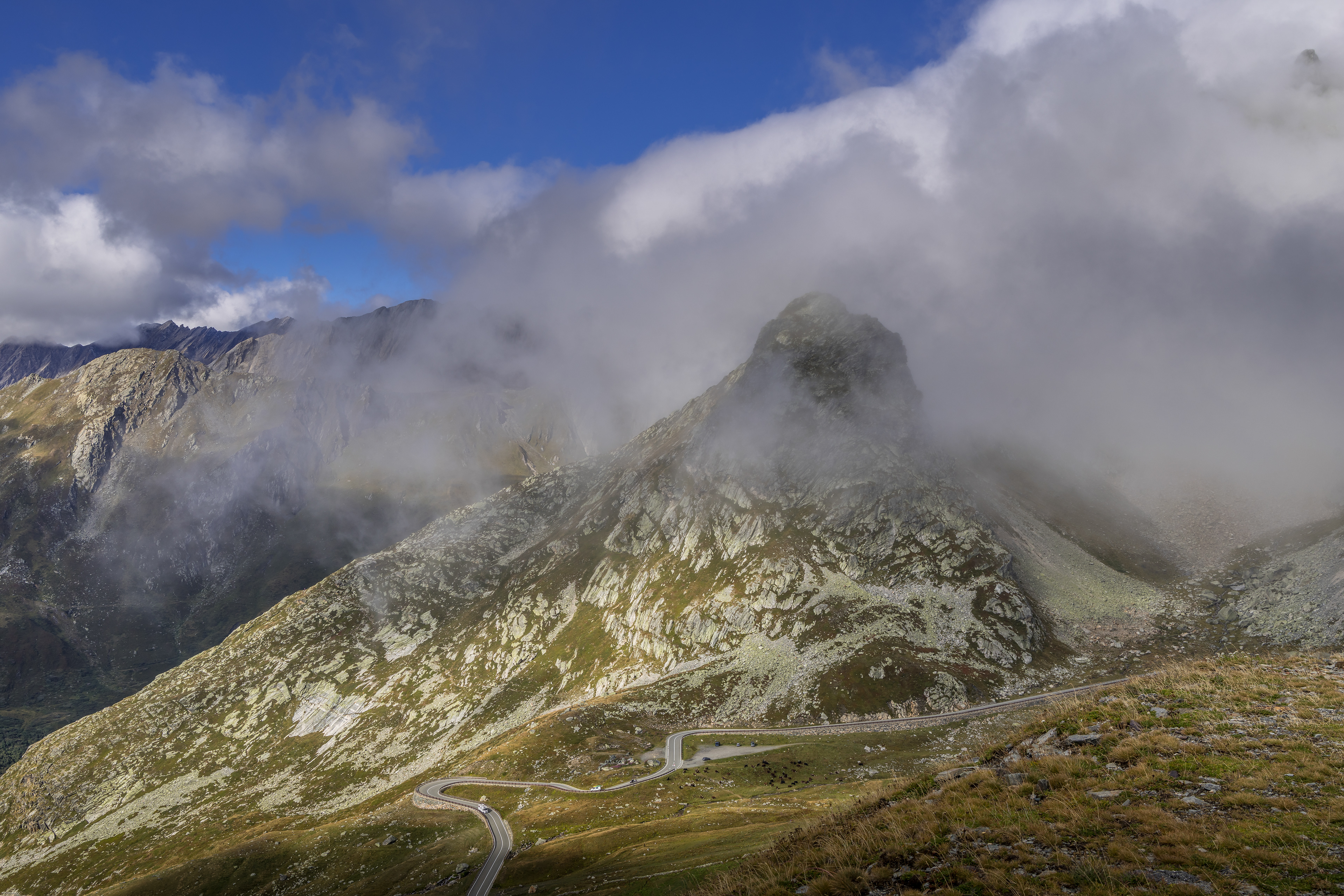 Reveil au Col du Grand St Bernard