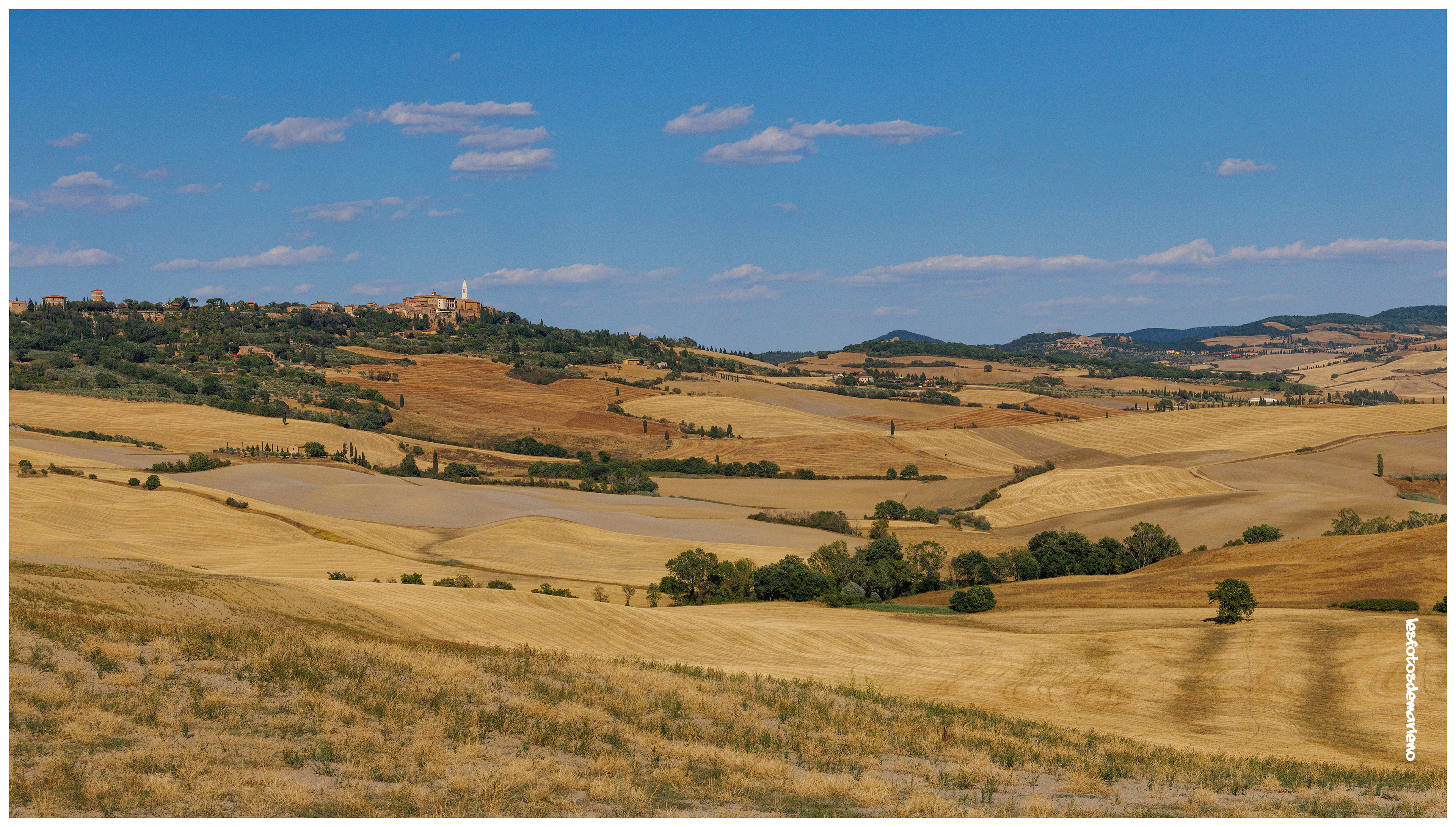 Les champs de blé - Toscane - Italie