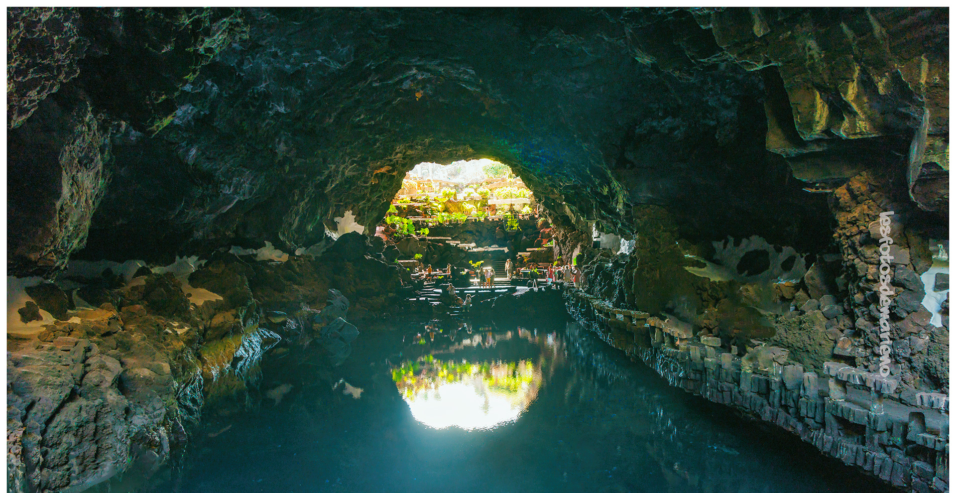 Tunnel de lave - lac souterrain - Jameos del Agua