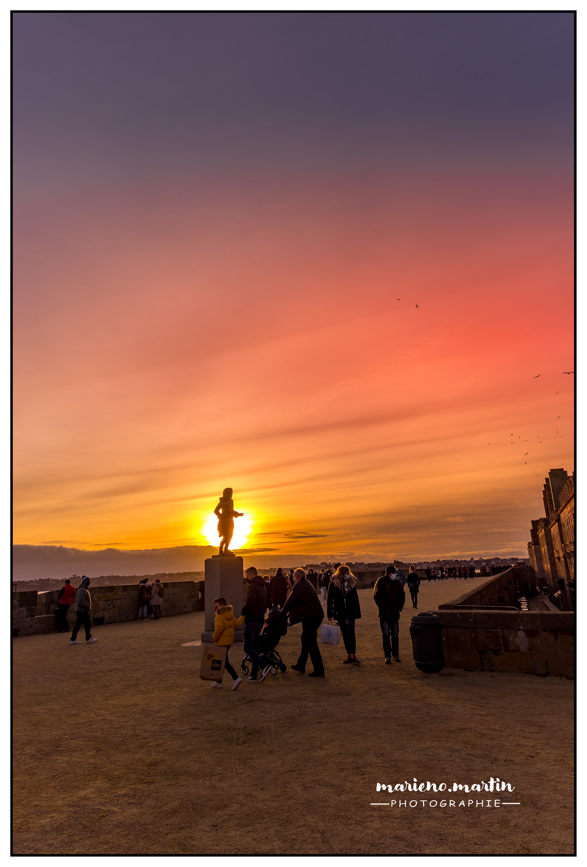 Sur les remparts de St Marlo