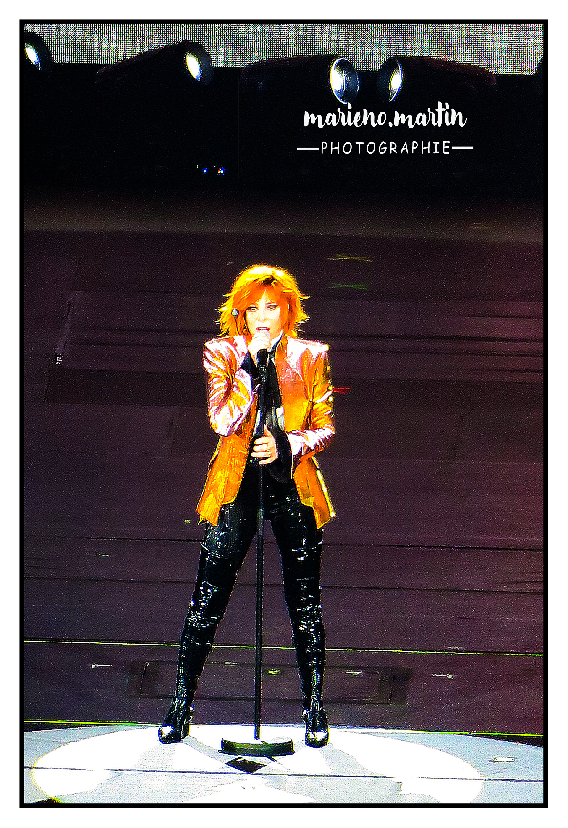Concert scène Mylène Farmer