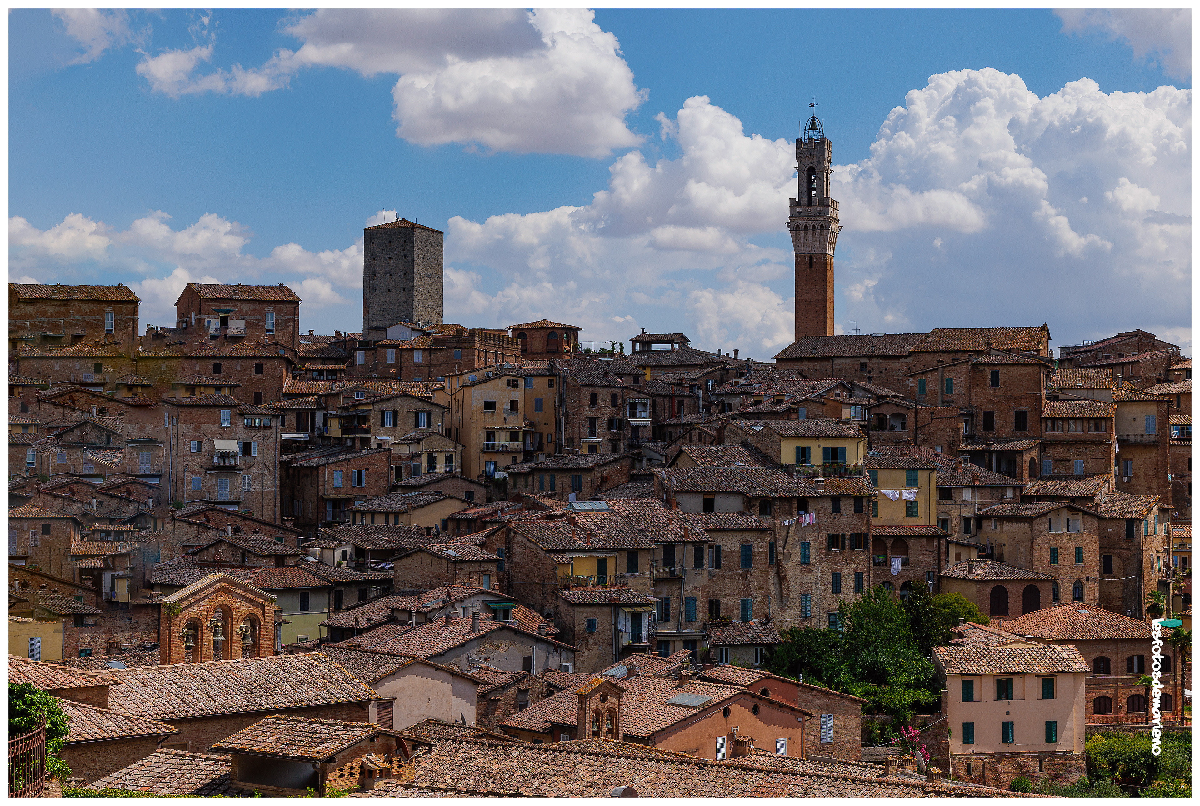 Panorama sur Sienne