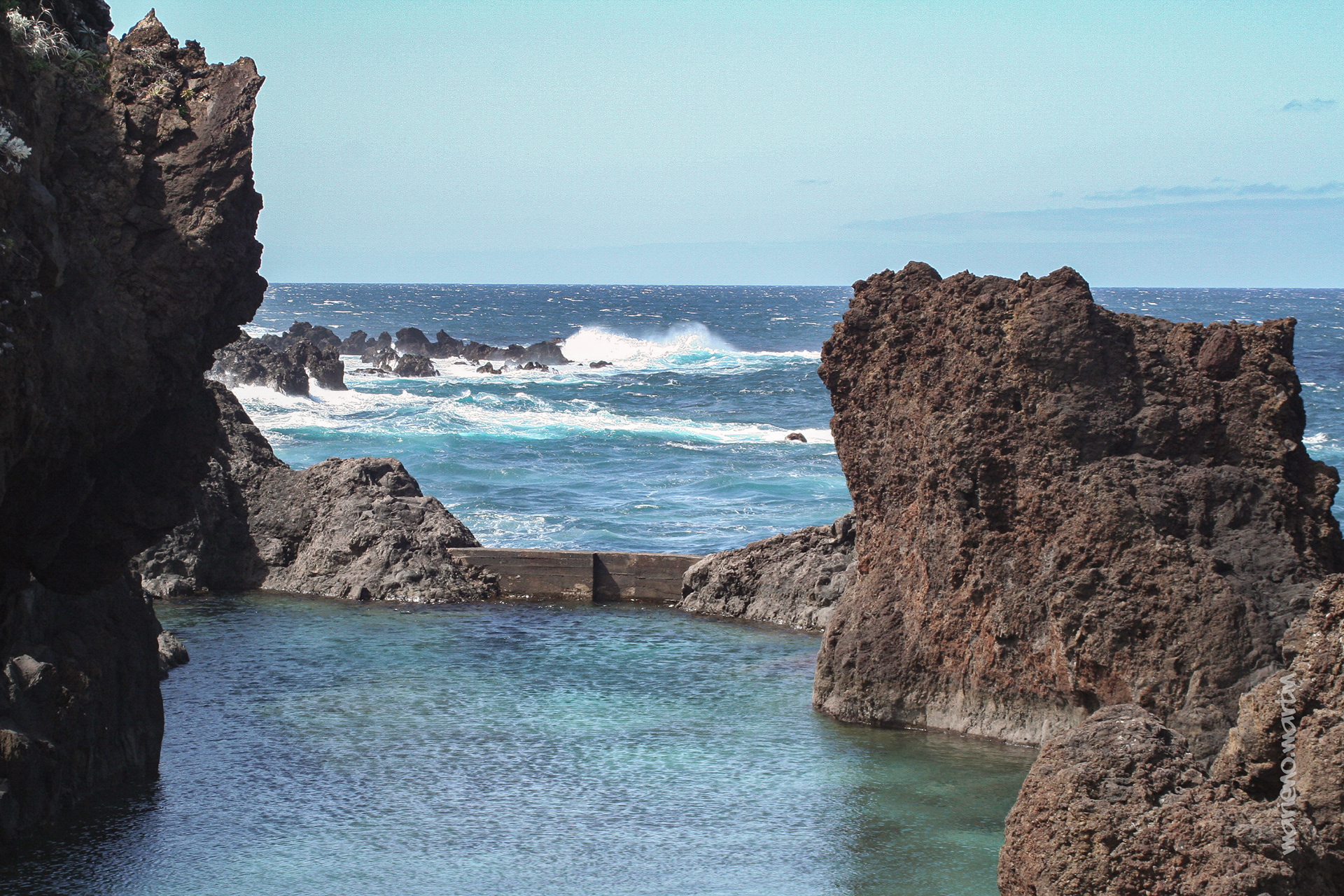 Piscine d'eau de mer