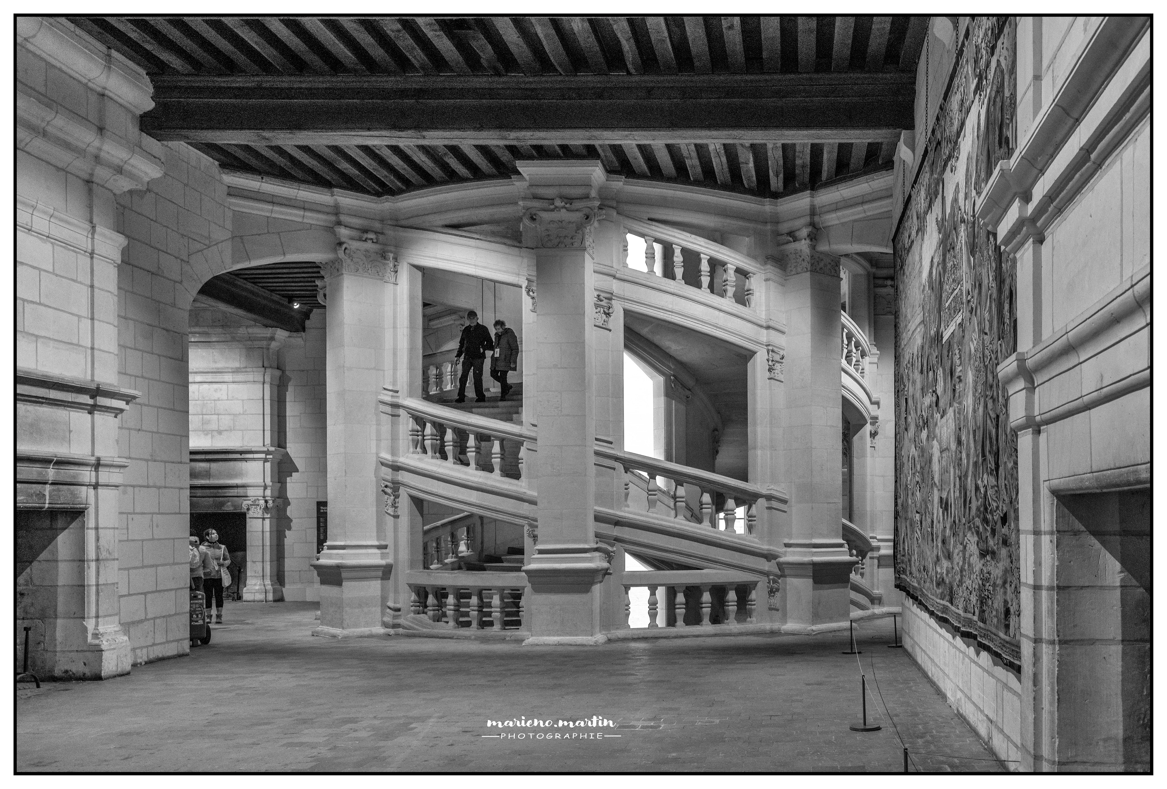 Escalier à double révolution 