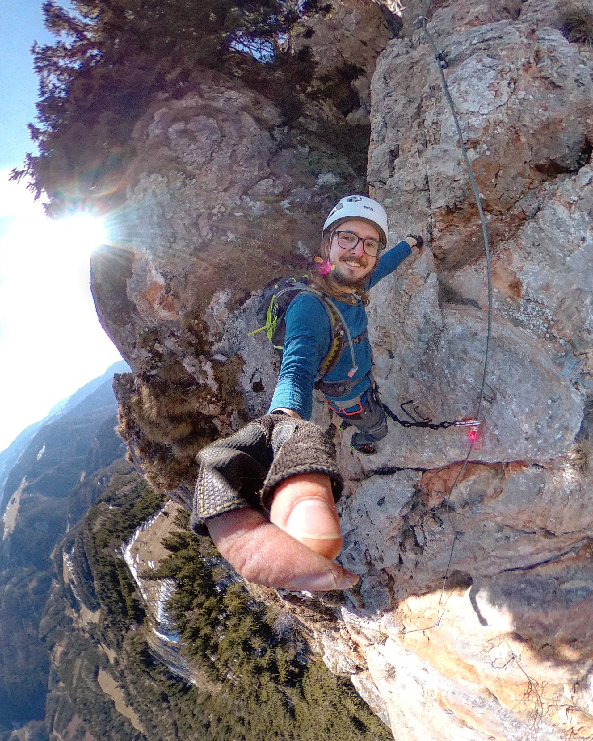 Climbing my favorite Via Ferrata