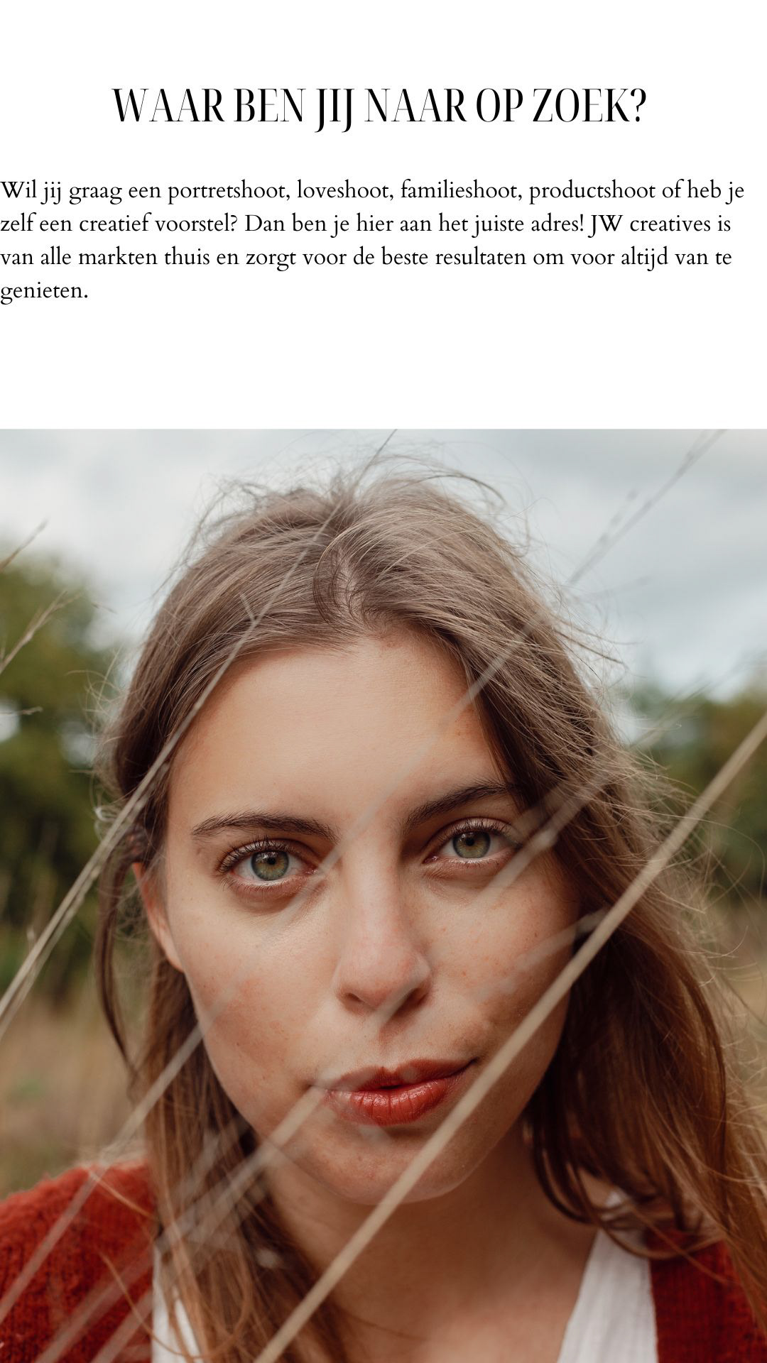 portret van een volwassen vrouw