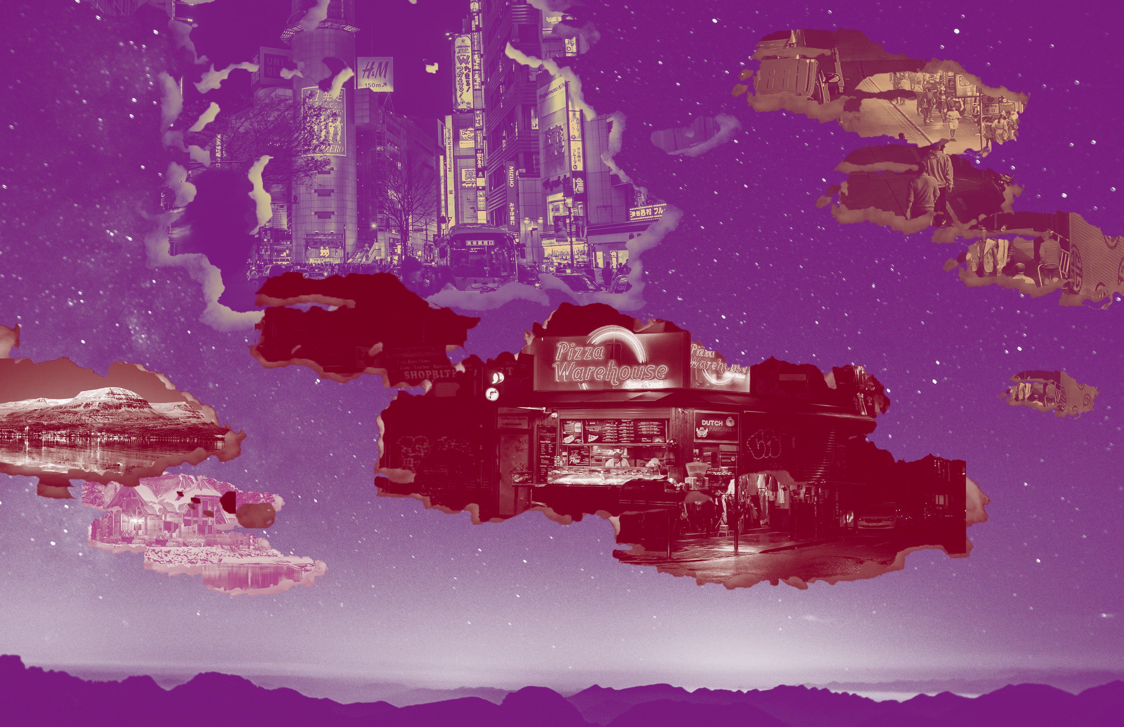 This is a composite I created with Photoshop and stock photos. I wanted to experiment with a lofi, cyberpunk aesthetic.