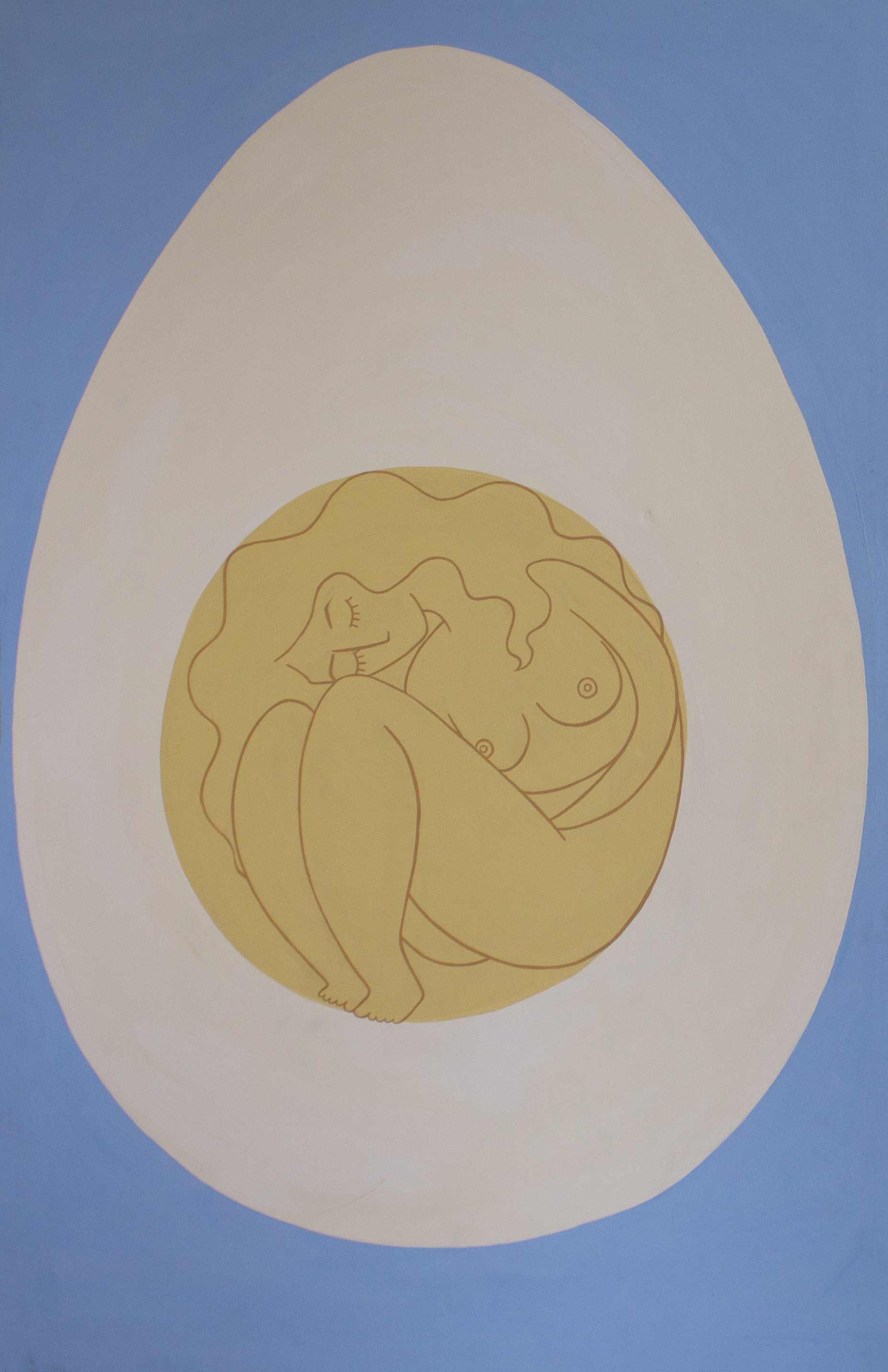 telur (hardboiled) 1/2