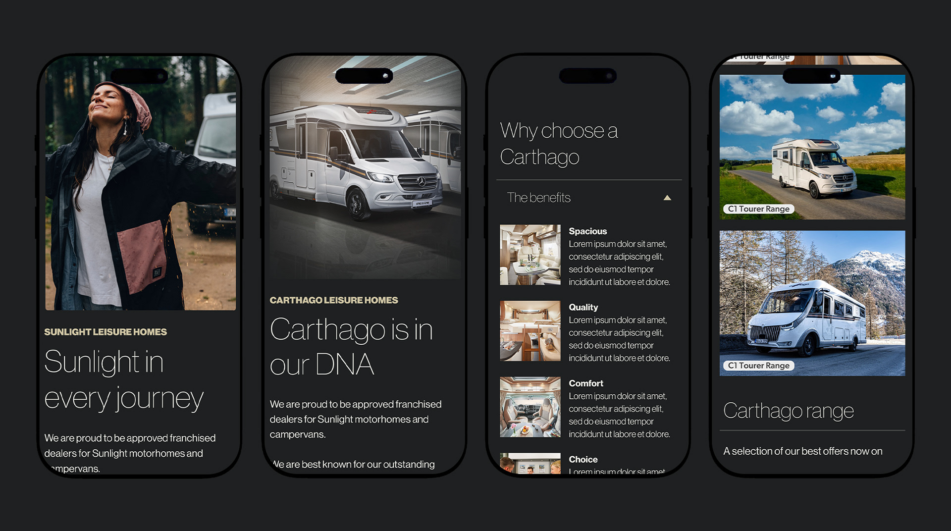 Comron Hayati - Continental - UX + UI + Motion Graphics