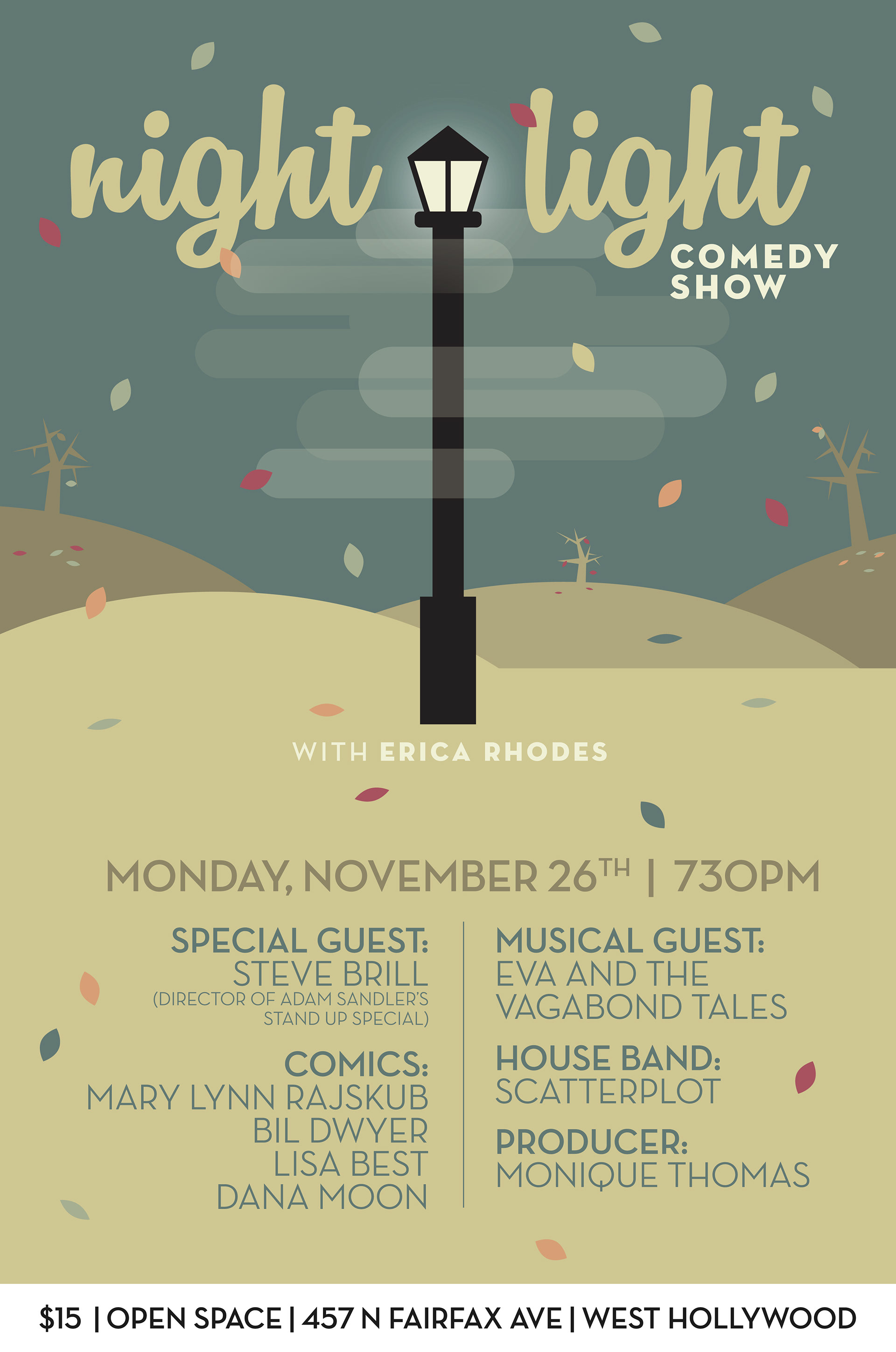 Comedy show at Open Space in West Hollywood