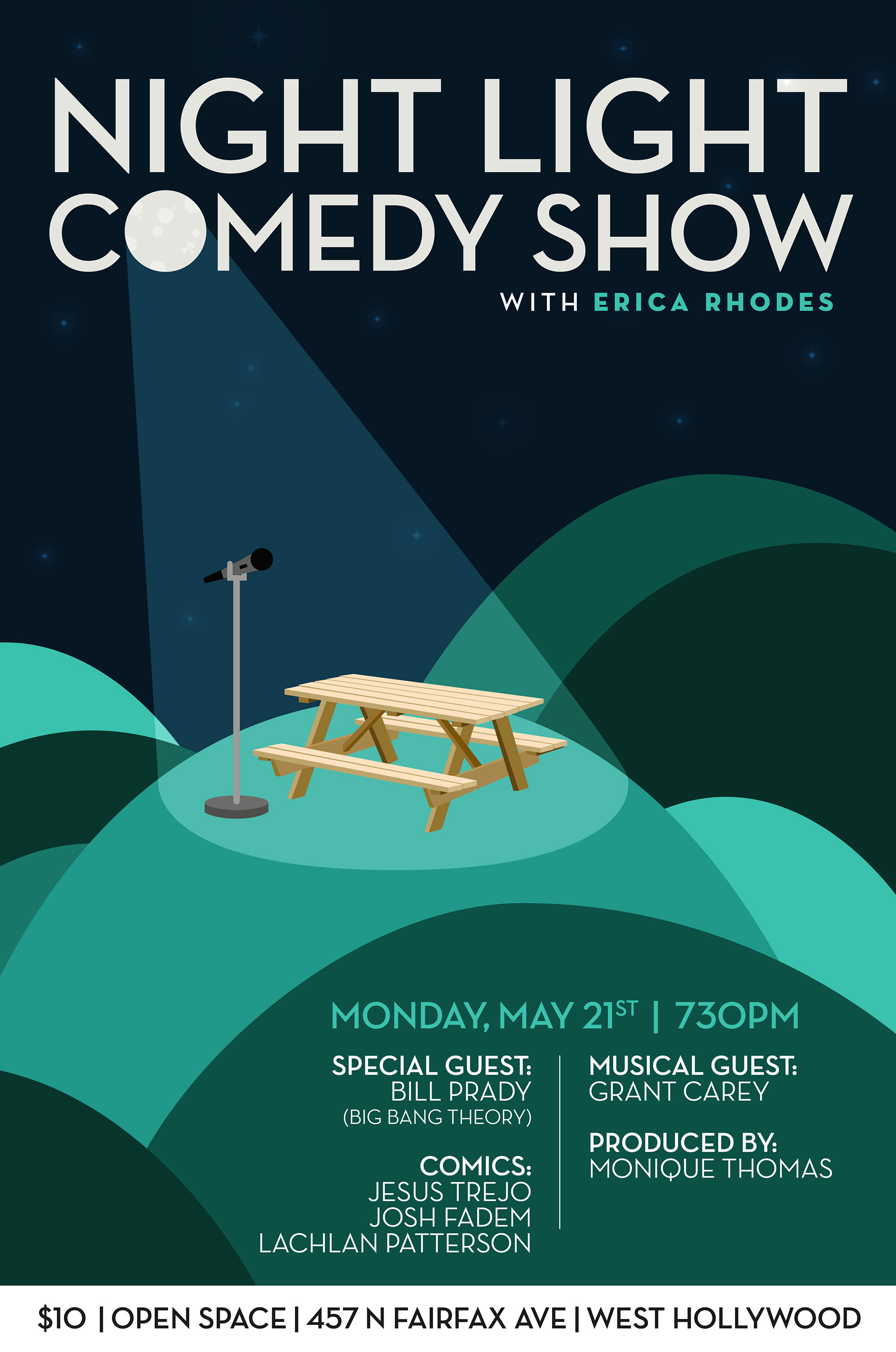 Comedy show at Open Space in West Hollywood