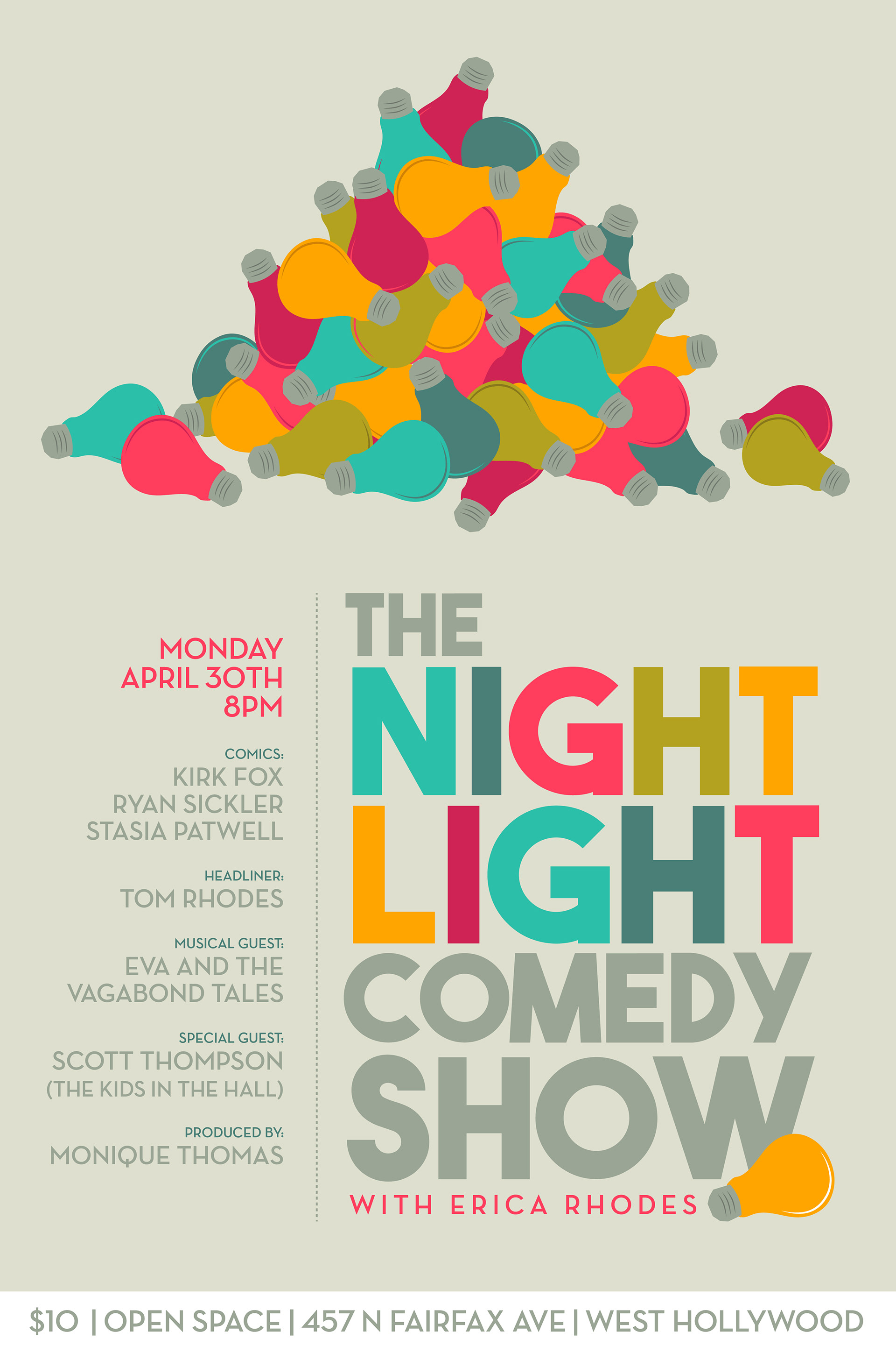 Comedy show at Open Space in West Hollywood