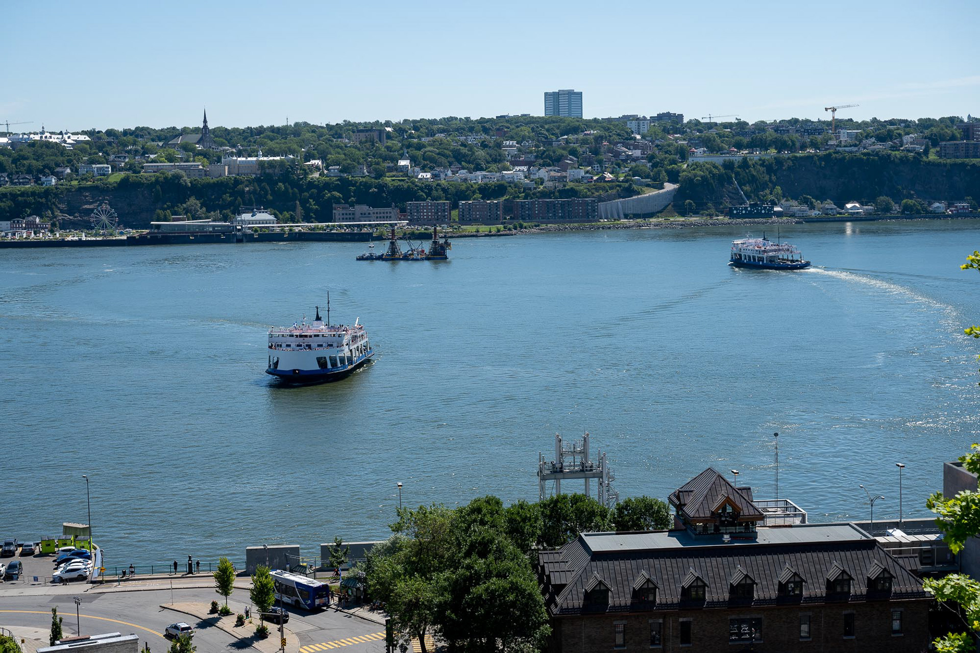 Ferries on the St. Lawrence River