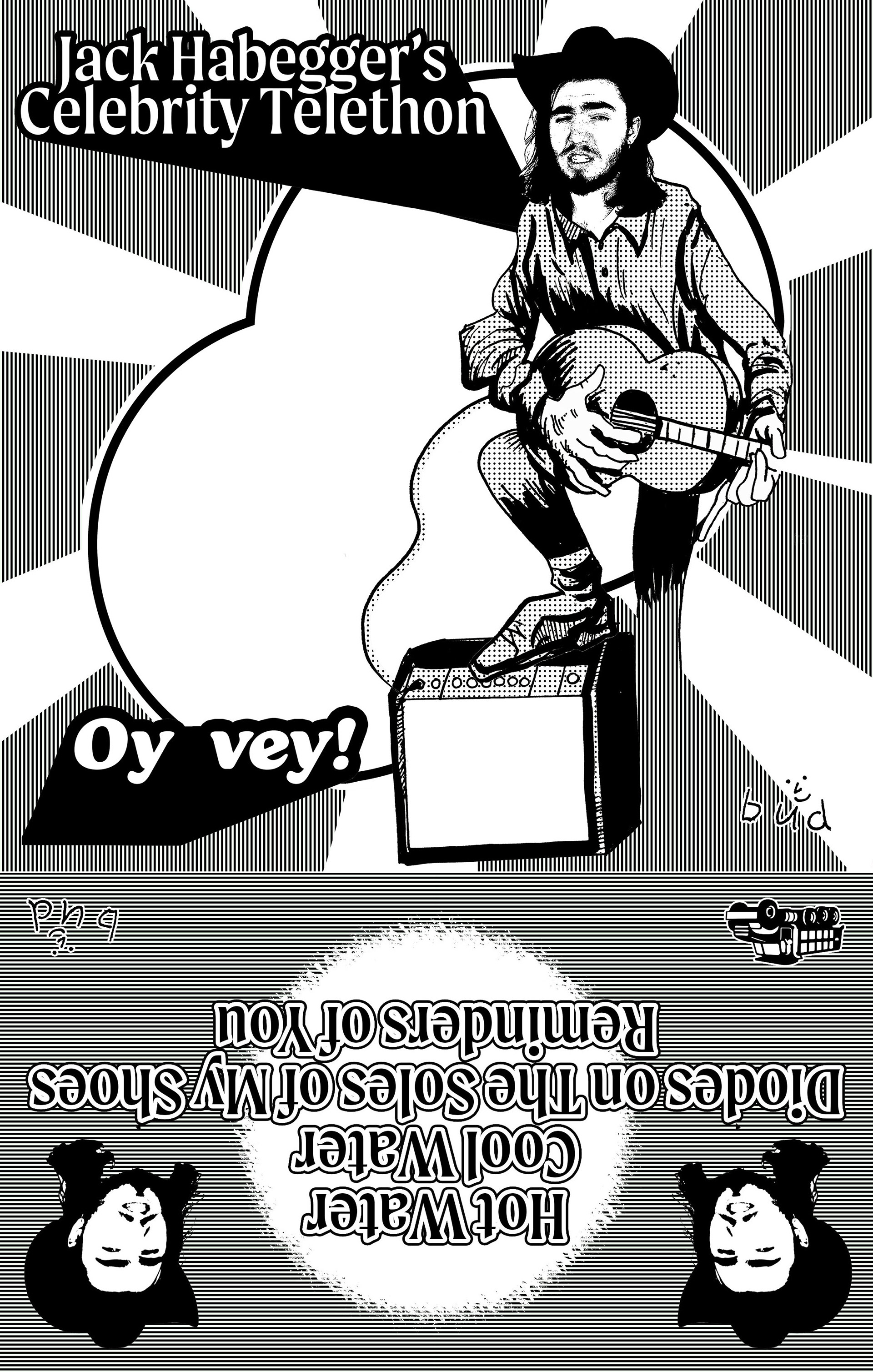 Design for fold over vinyl 7" record sleeve