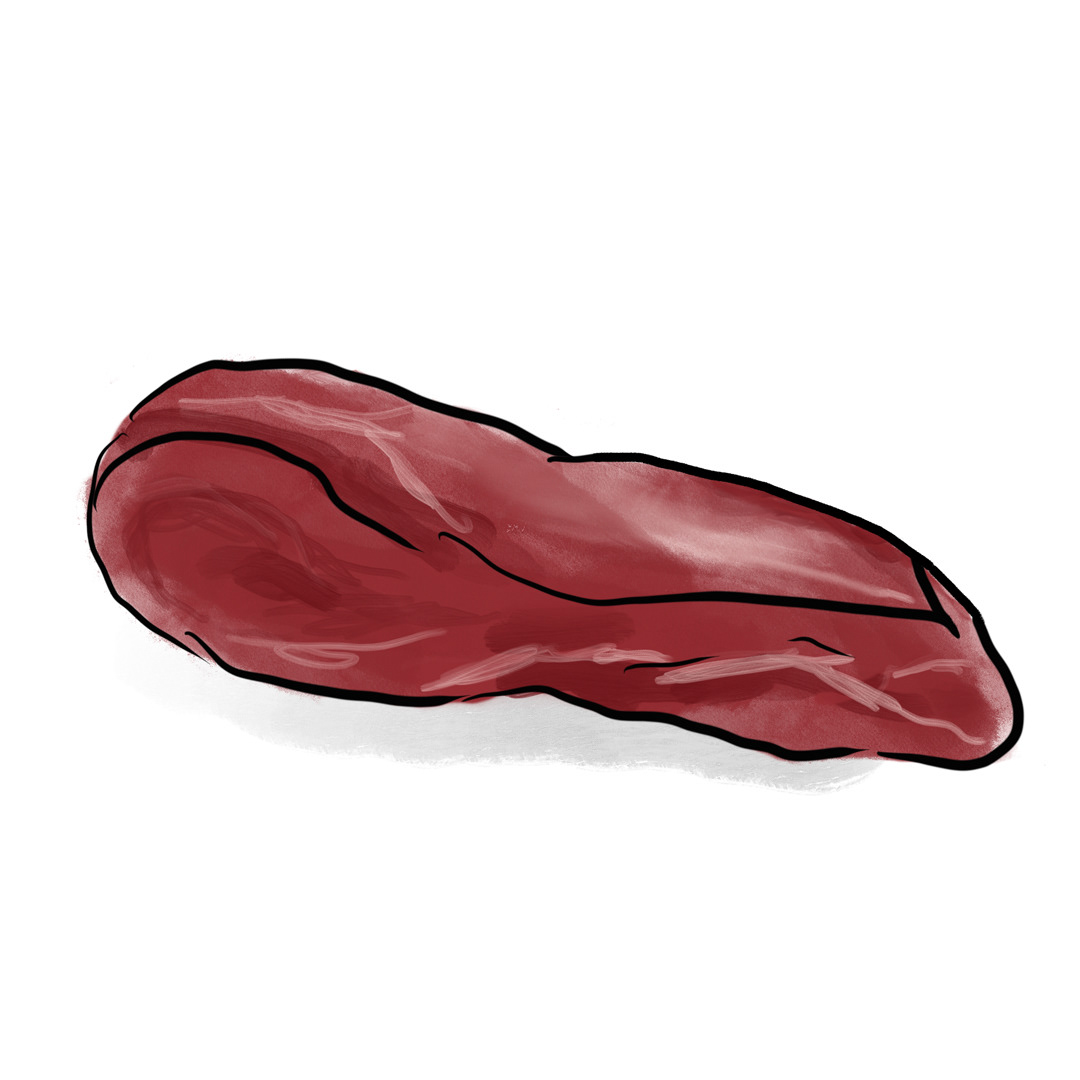 Illustrationen für den Fleischverkauf des Haettlihof Konstanz, 2021.