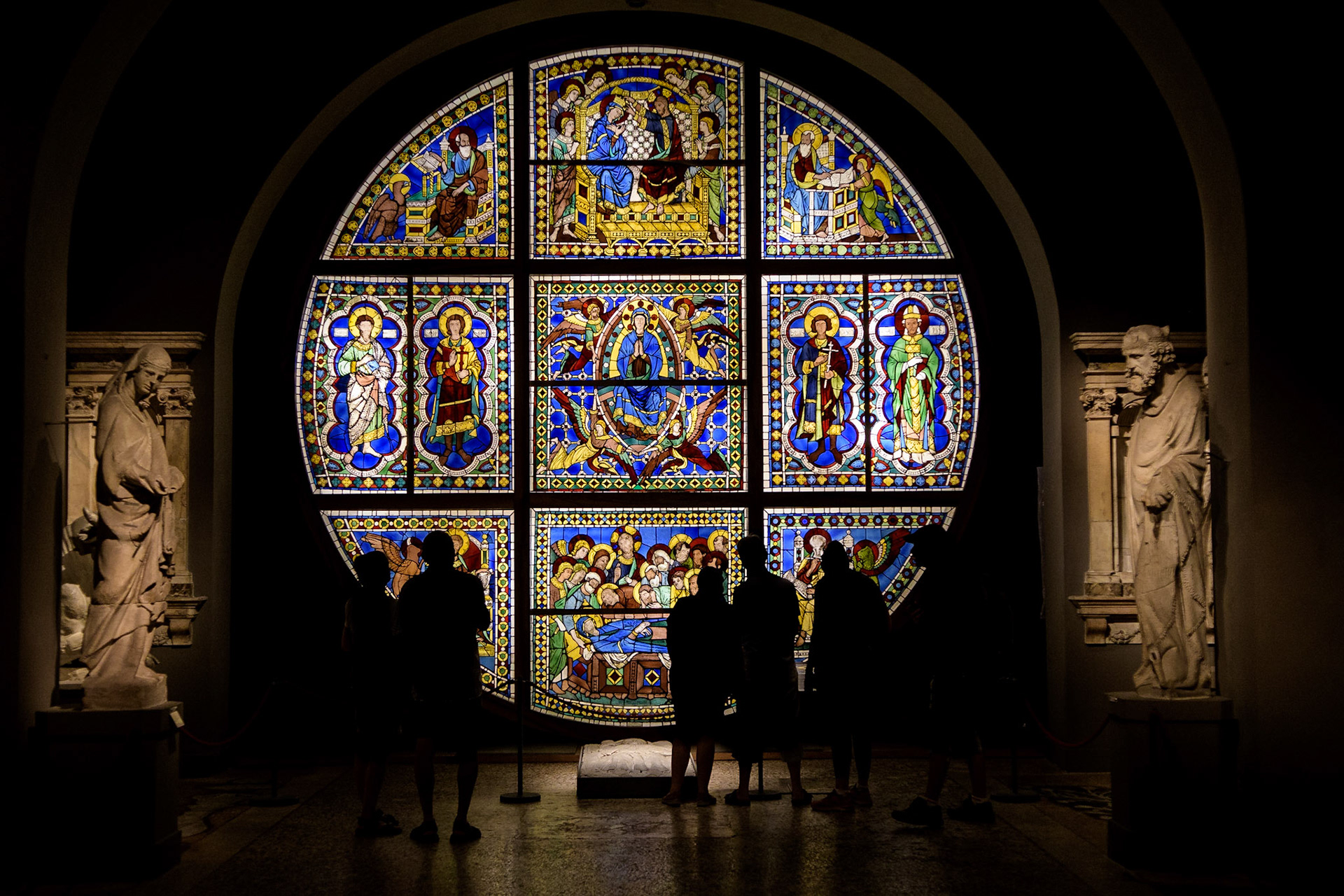 Siena Cathedral stained glass