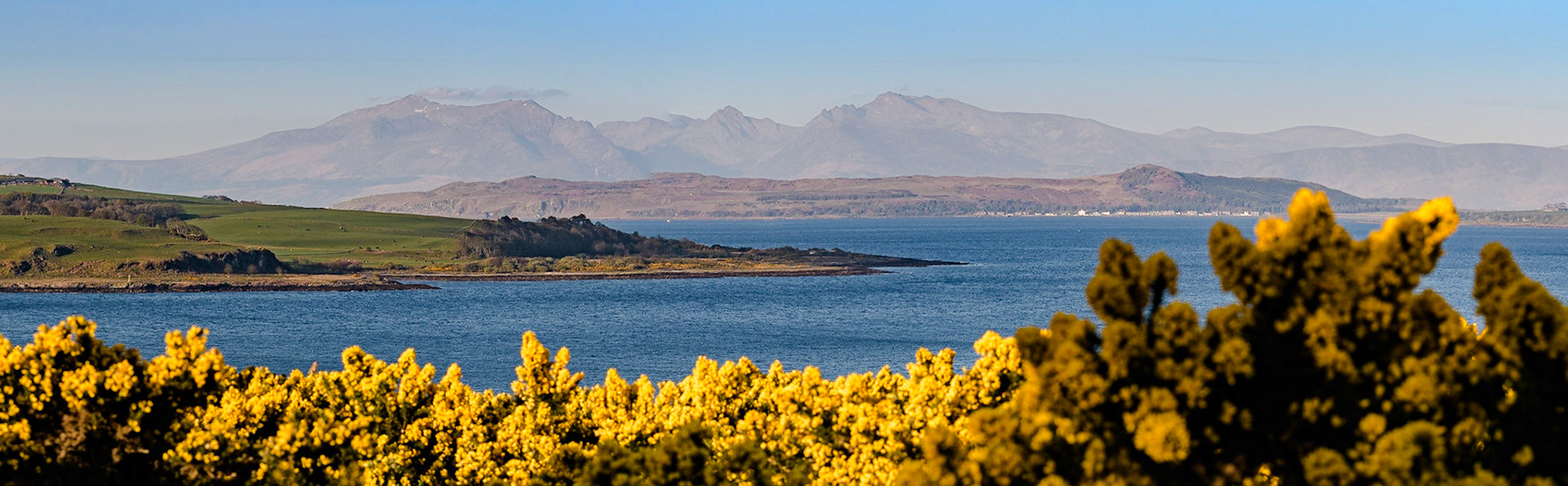 Morning view of Arran