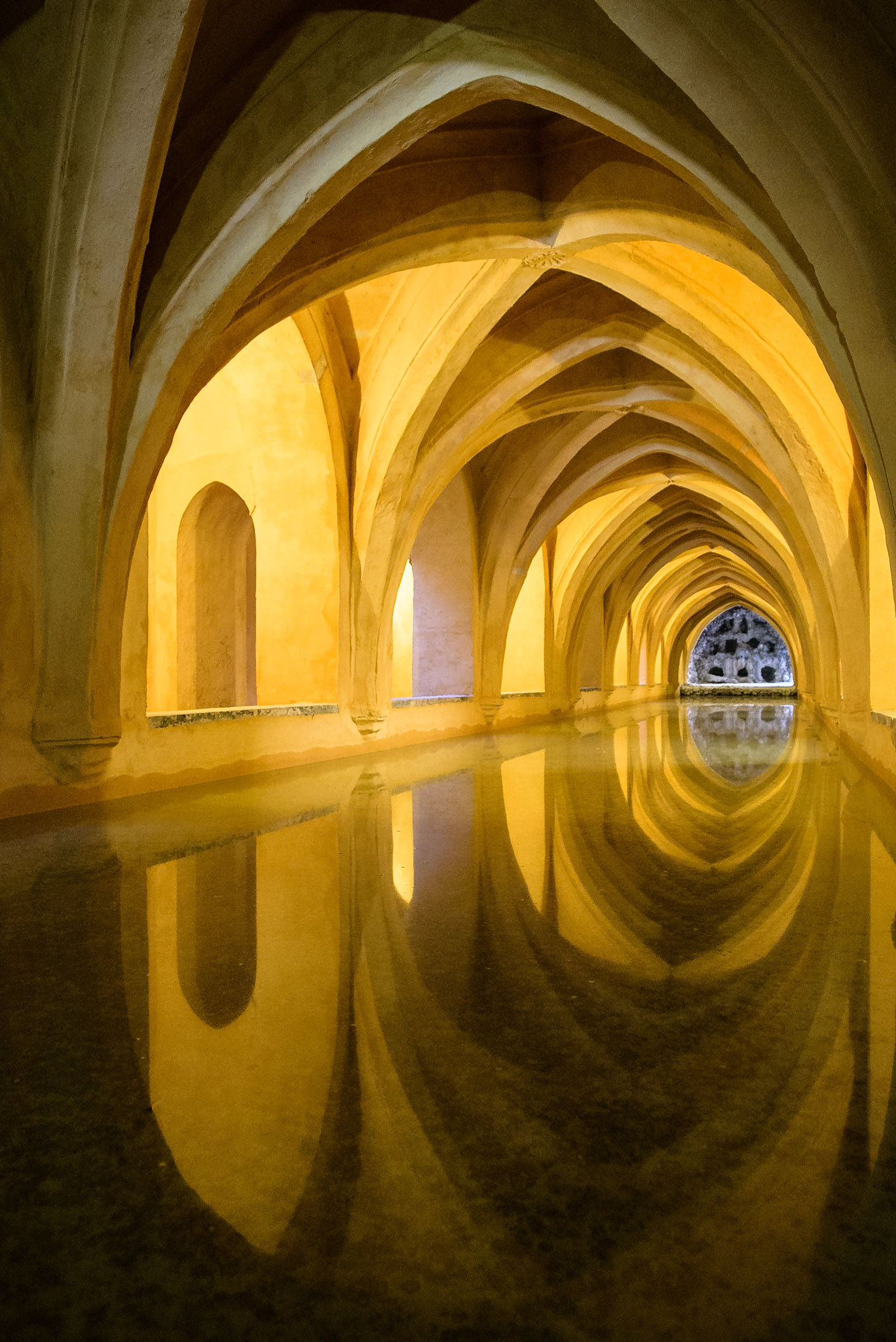Basement of the Real Alcazar in Seville
