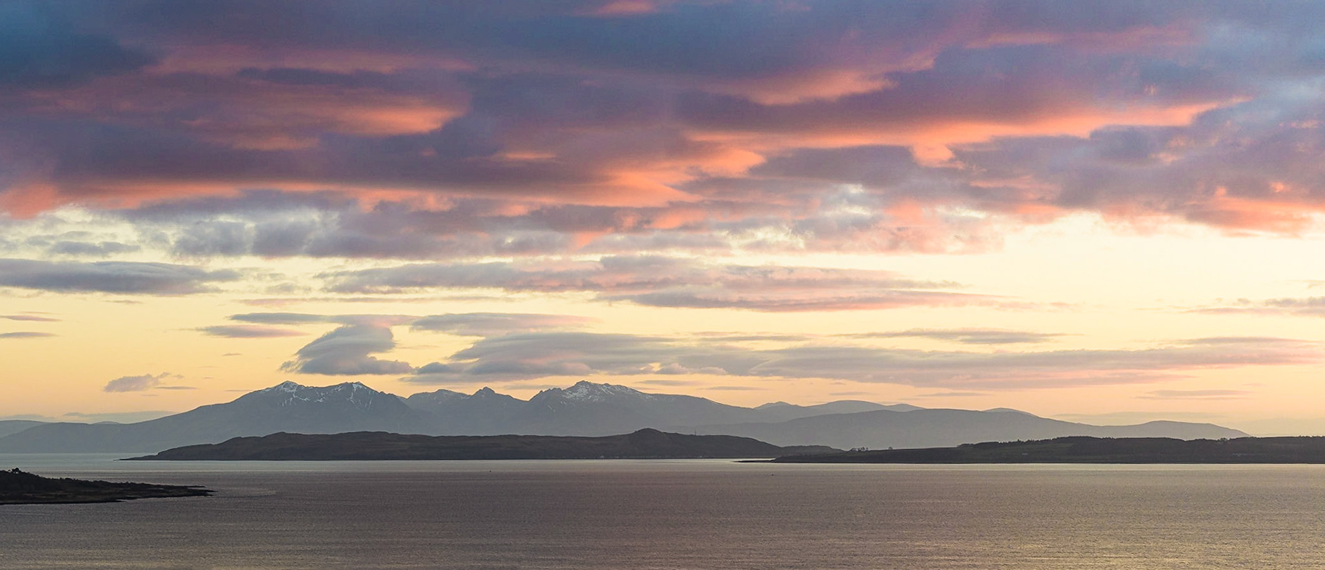 Sunset over Arran