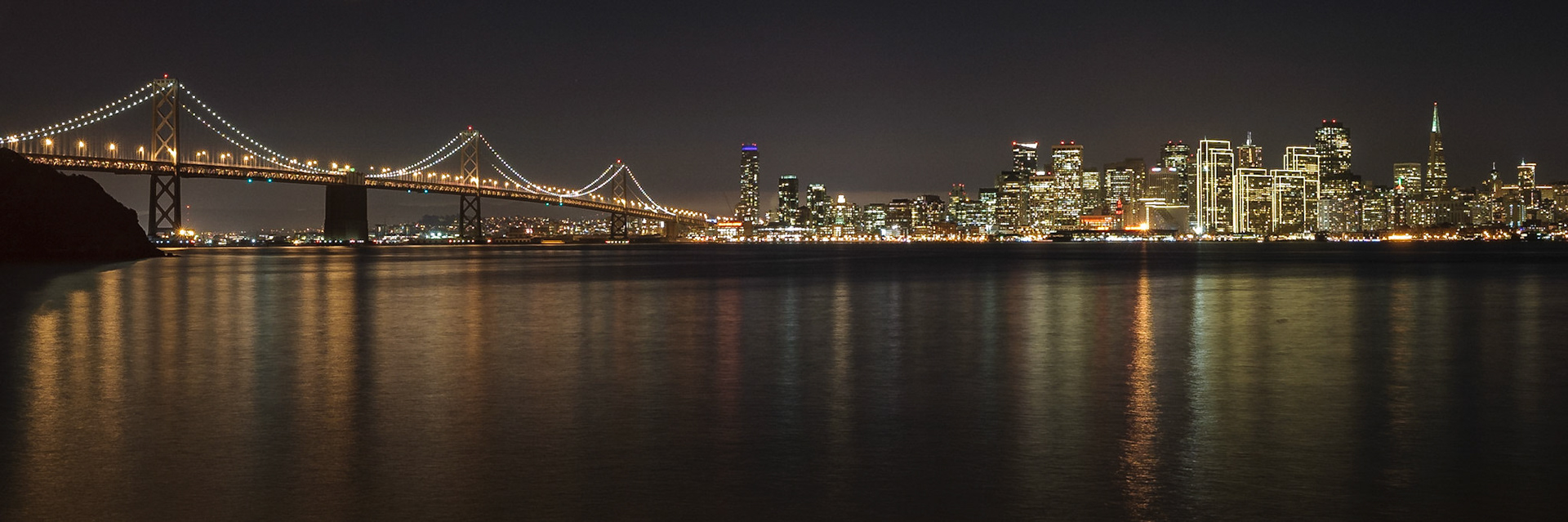 San Francisco by Night from Treasure Island