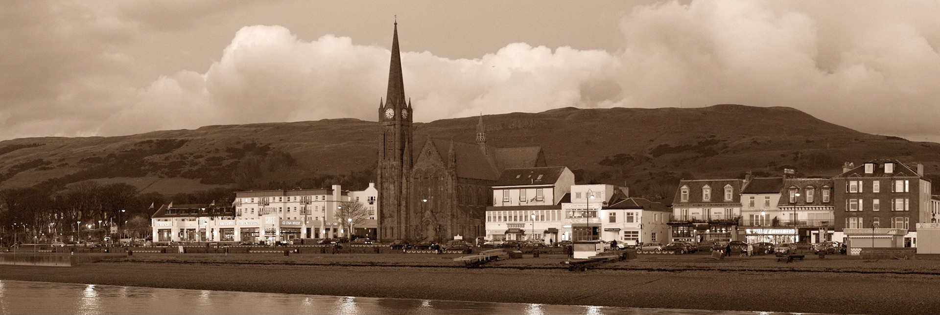 Largs promenade