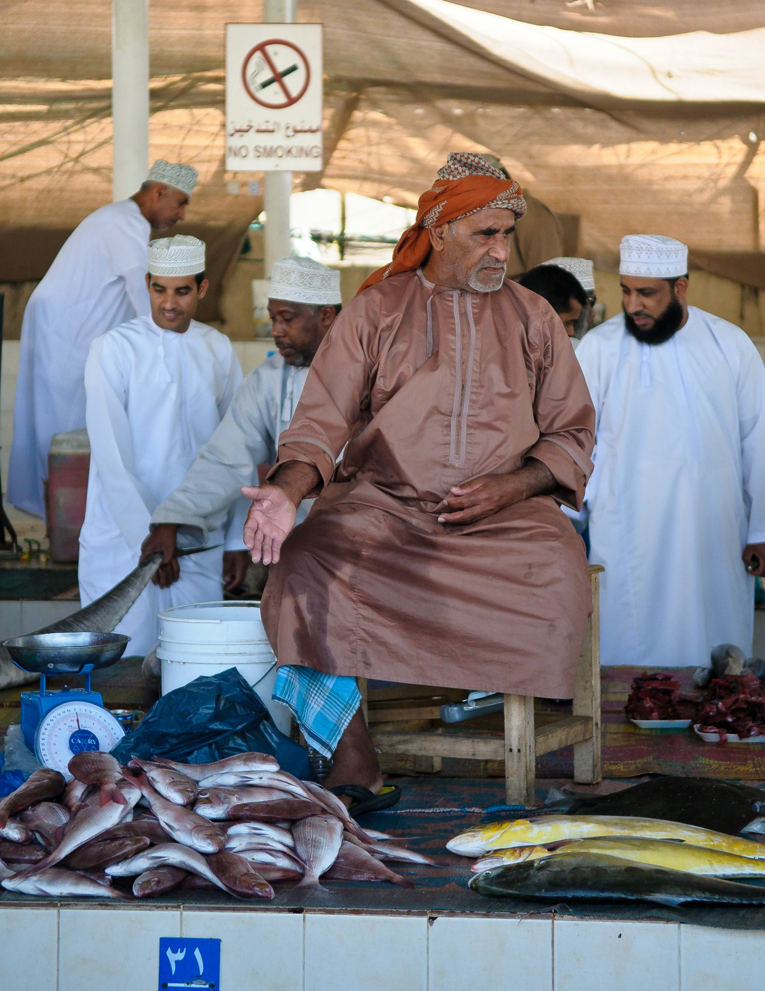 Fish market Muttrah, Muscat