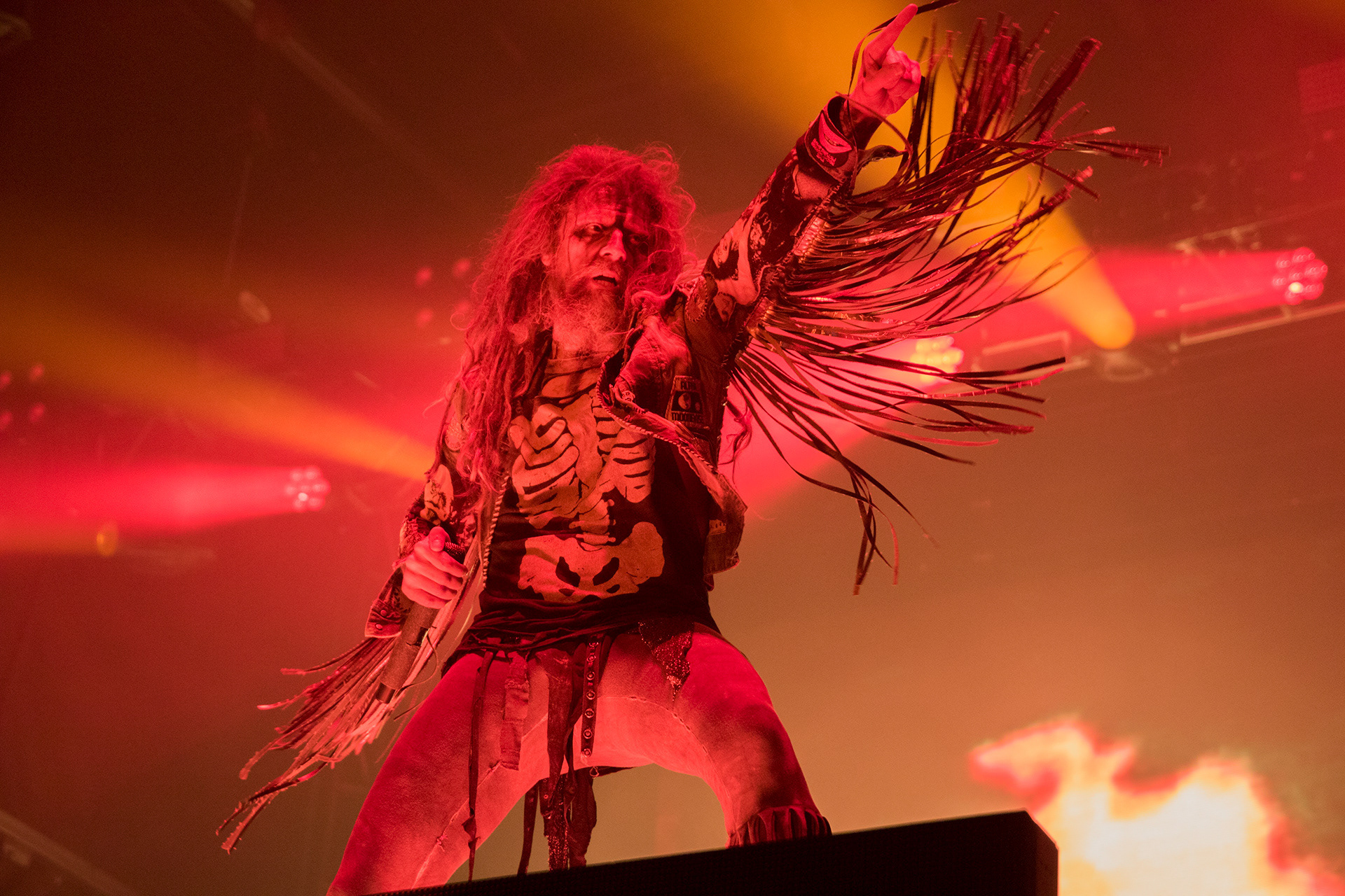 Rob Zombie performs at 2019 Aftershock at Discovery Park in Sacramento, Calif. on Oct. 17, 2019.