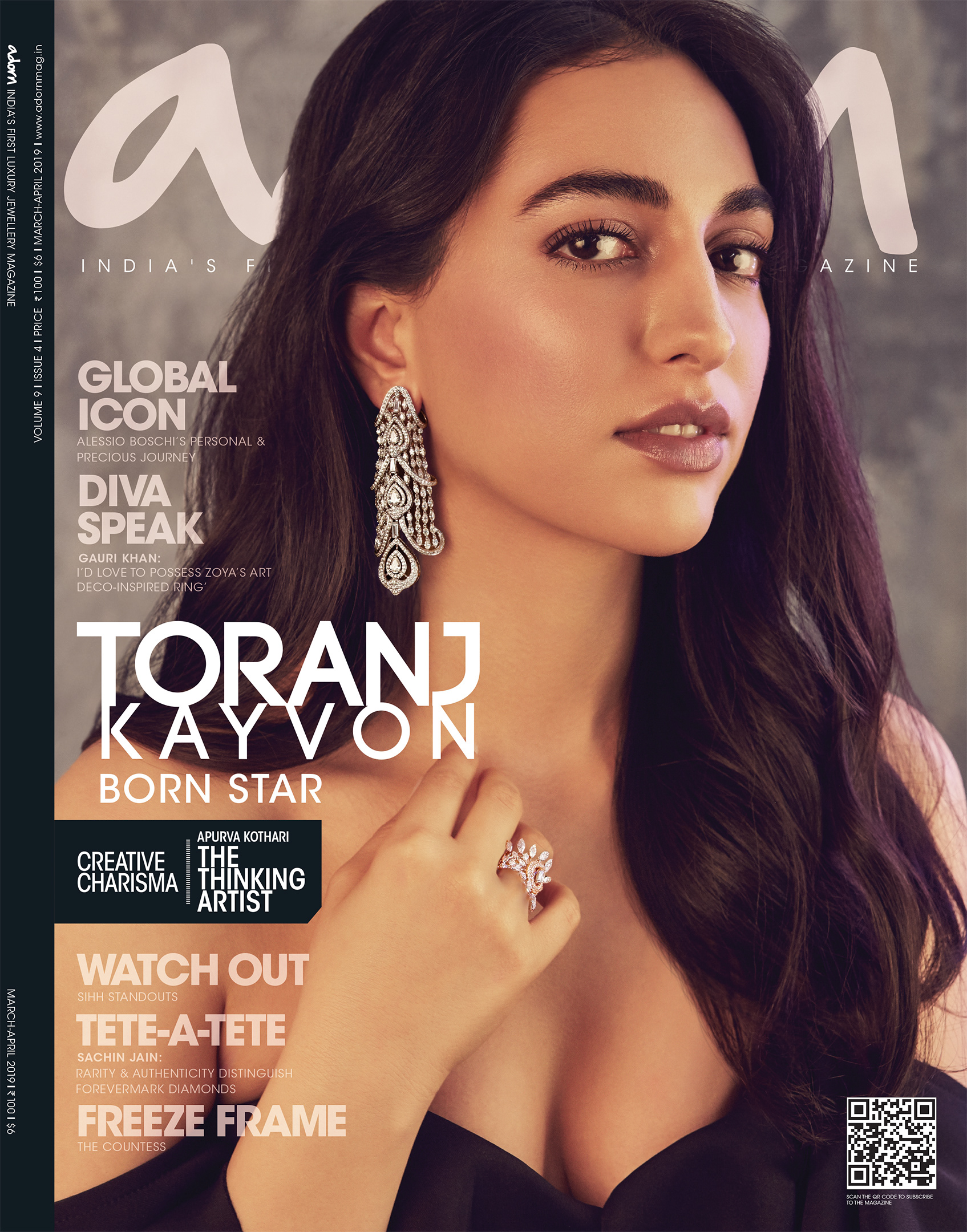 Toranj's Adorn Cover feature
