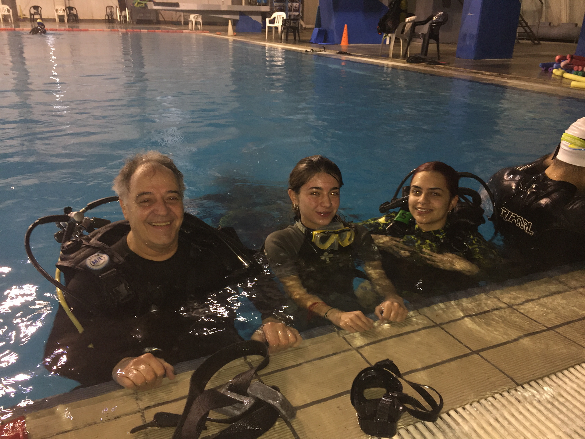 Un descanso en el entrenamiento
