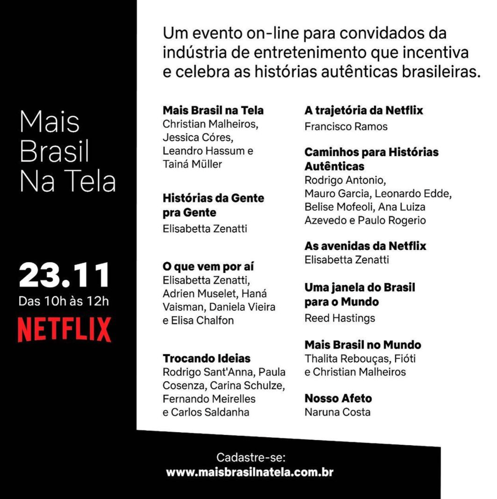 Mais Brasil na Tela  Netflix Brasil 