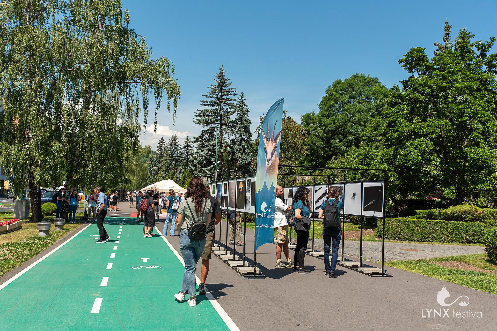 Outdoor photo exhibition
