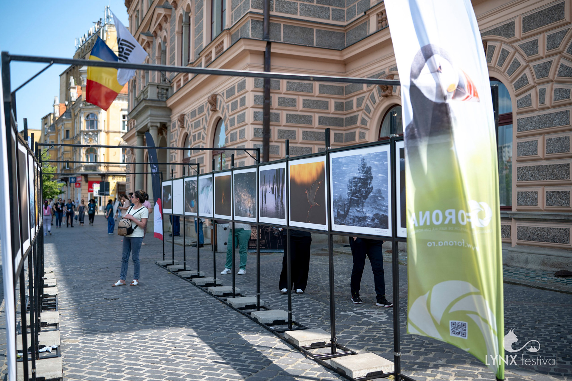 Outdoor photo exhibition